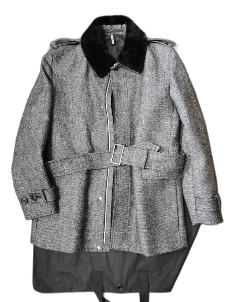 Dior Dior Homme Wool Coat with Removable Collar Size US L / EU 52-54 / 3 - 1 Thumbnail