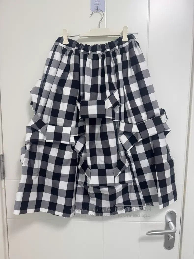 Comme des Garcons Comme des Garcons size XS Bow tie plaid half skirt Size 23" - 1 Thumbnail