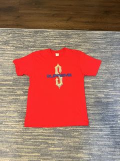 Supreme diamond 2024 tee red