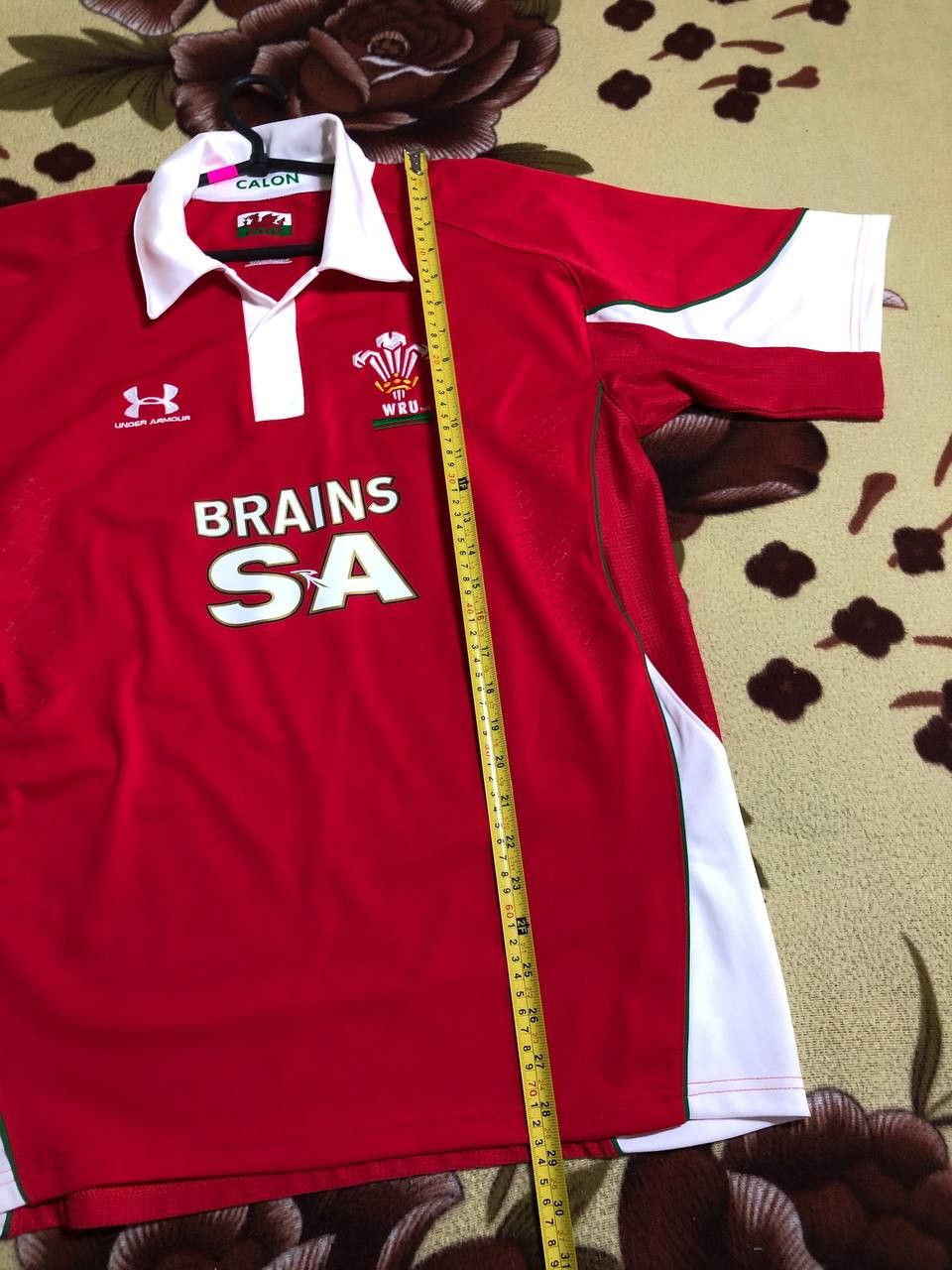 Under Armour Wales Rugby Union 2008/2009 Jersey Under Armour Camiseta Red Size US L / EU 52-54 / 3 - 5 Thumbnail