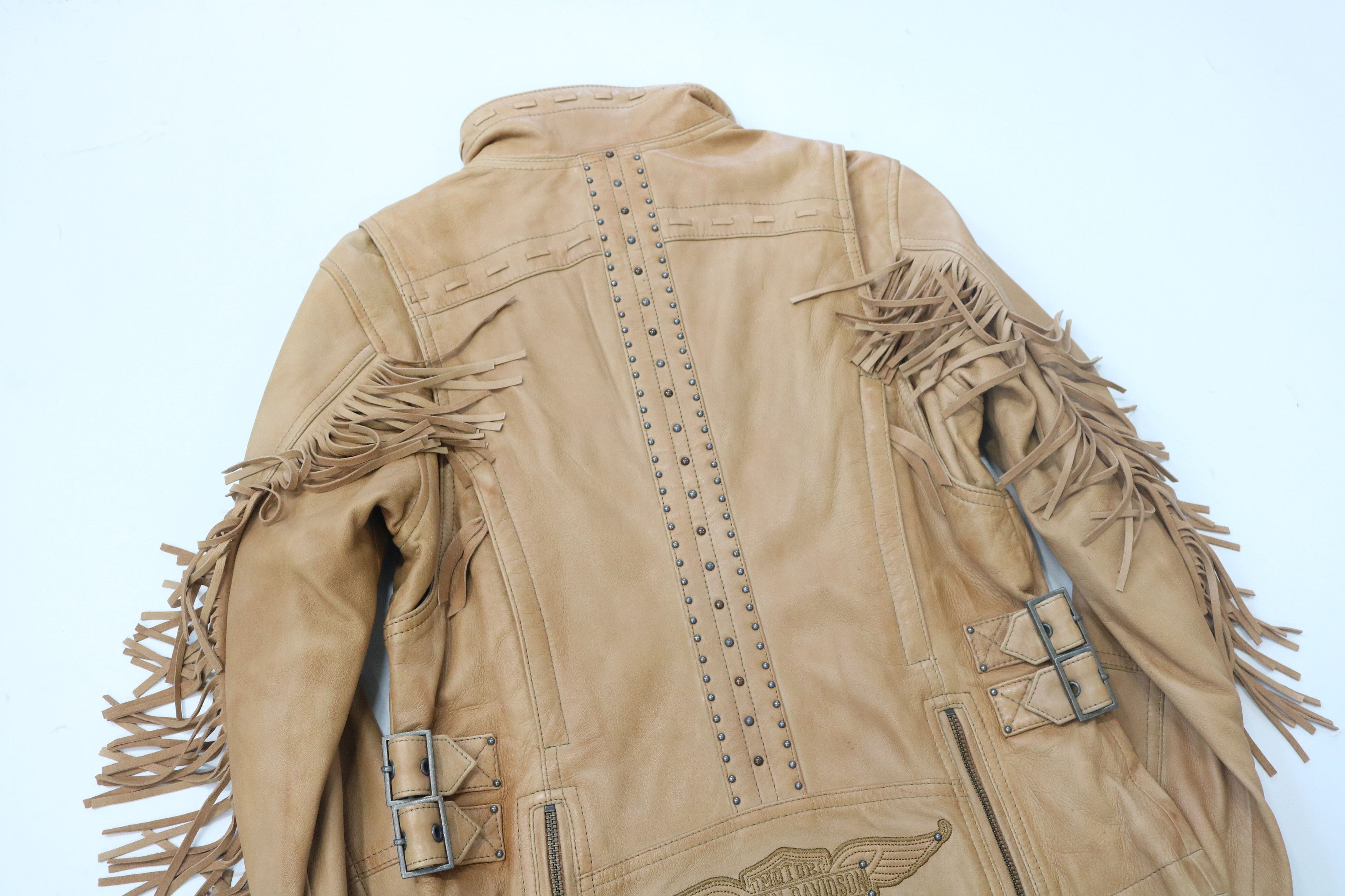 Harley Davidson Harley Davidson fringe leather jacket Size S / US 4 / IT 40 - 9 Thumbnail