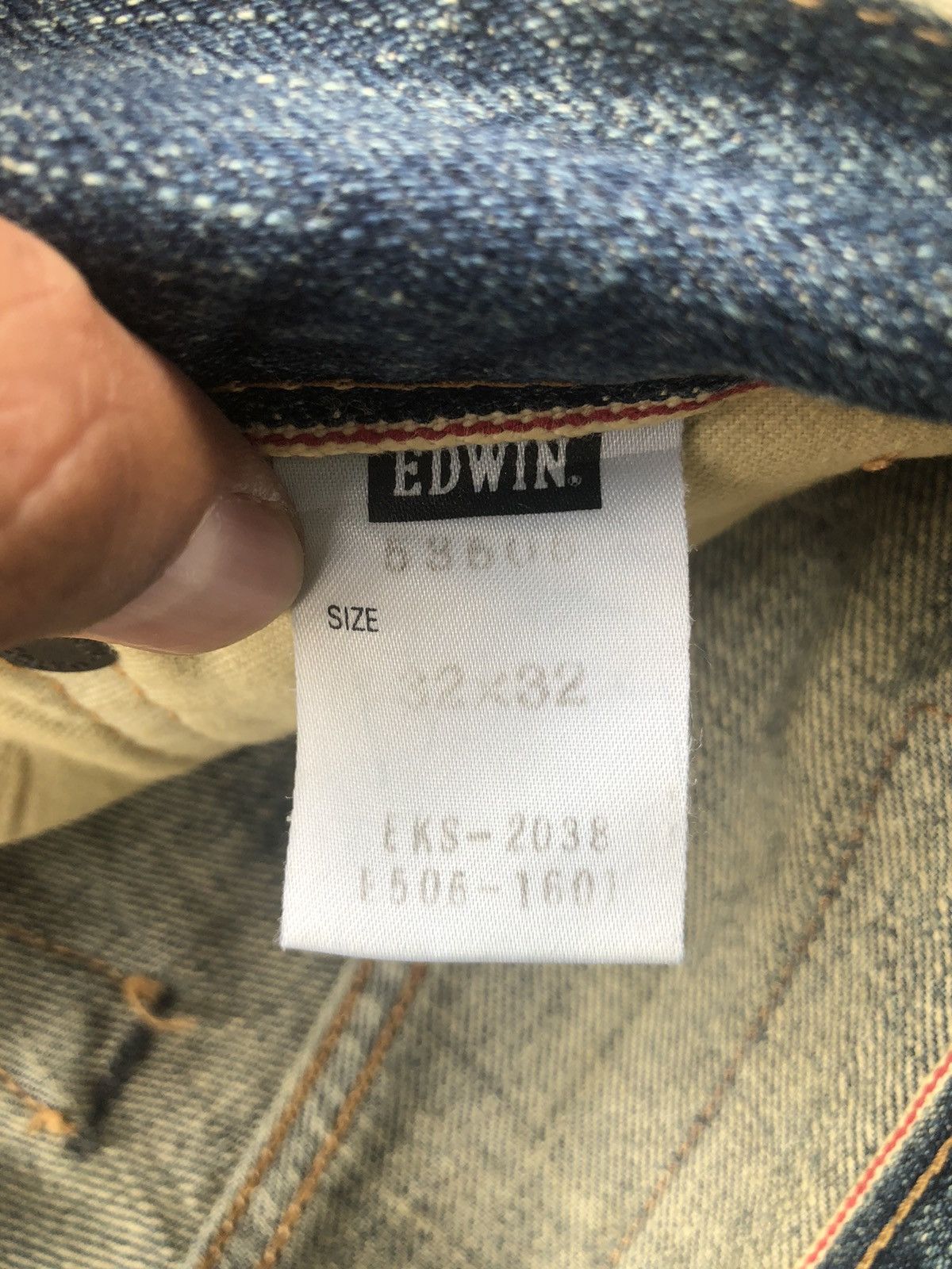 Kapital Vintage Edwin 505 Orange Tab Distressed Denim Size US 32 / EU 48 - 22 Thumbnail