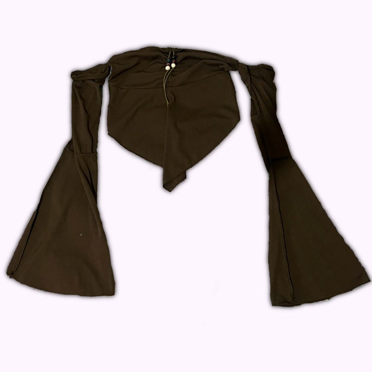 Other brown long sleeve crop top Size XS / US 0-2 / IT 36-38 - 1 Thumbnail