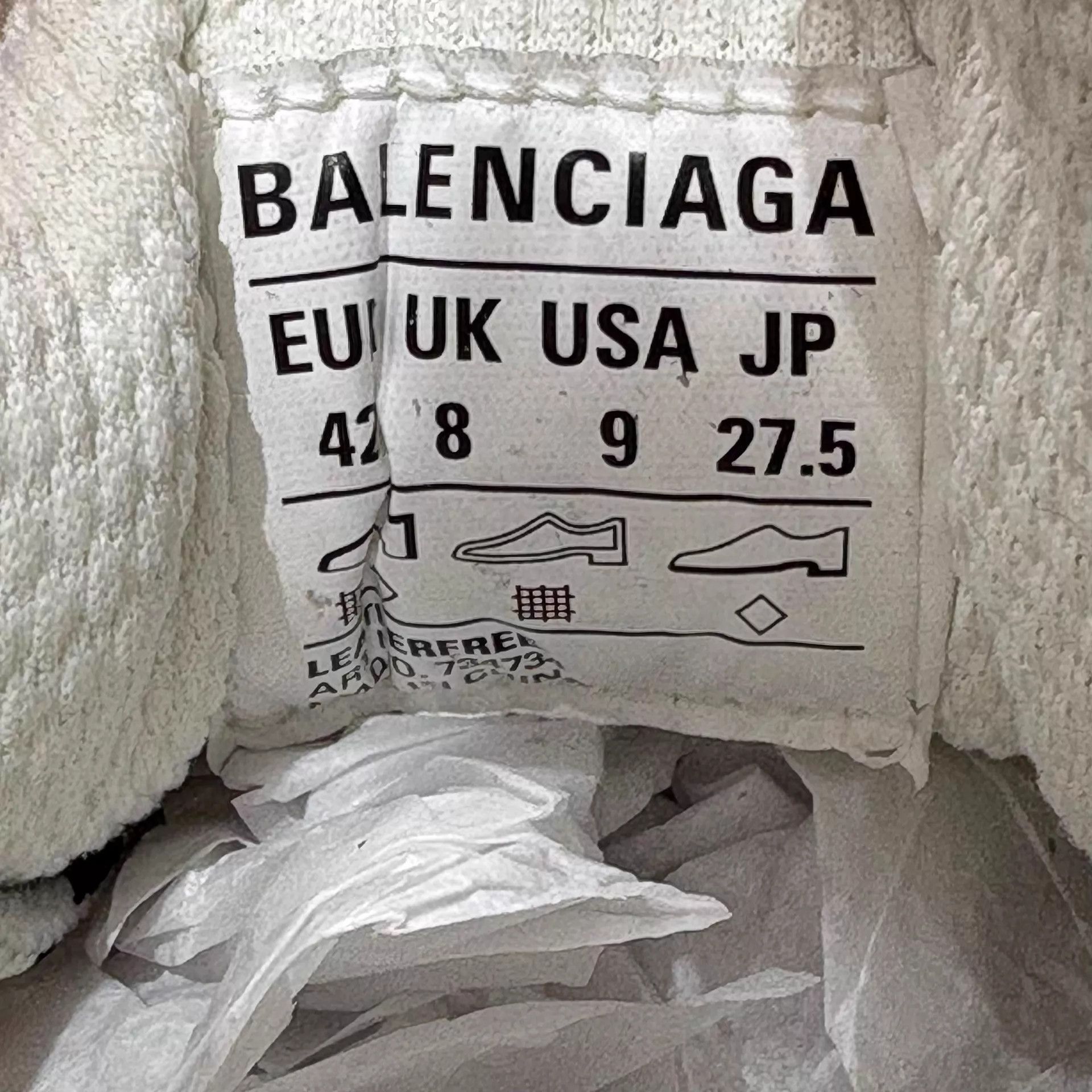 Balenciaga Balenciaga 3XL Distressed Dad Sneaker White Red 42 Size US 9 / EU 42 - 8 Thumbnail