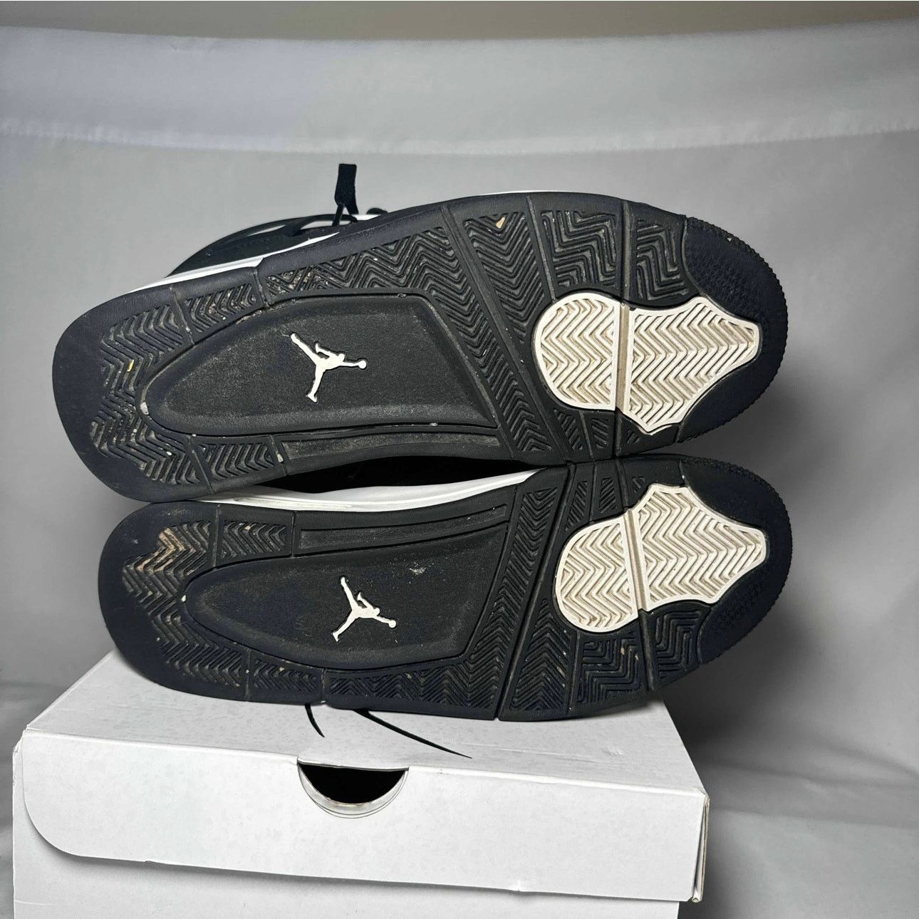 Jordan Brand × Nike Size 10 - Nike Air Jordan 4 Retro White Thunder Men's Shoes Size US 10 / EU 43 - 6 Thumbnail