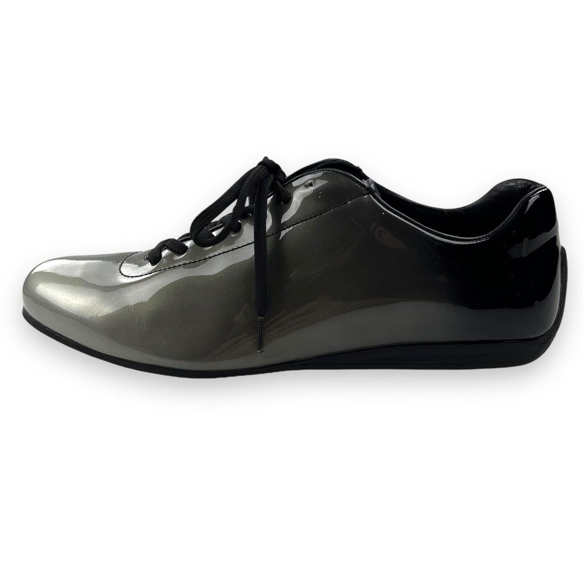 Prada Prada Ombré Gradient Patent Leather Trainers Size US 6.5 / IT 36.5 - 2 Thumbnail