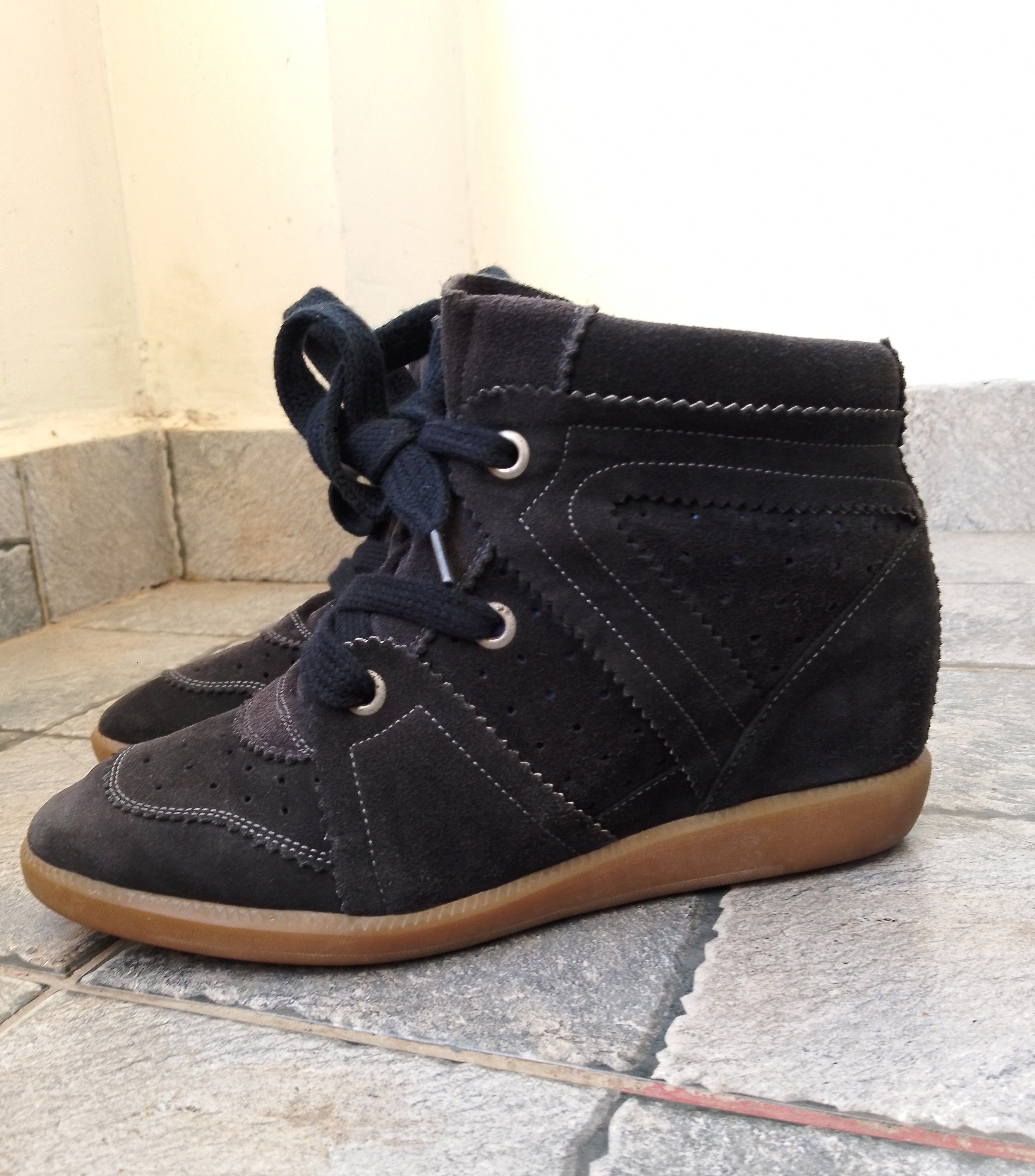 Isabel Marant Isabel marant bobby wedge suede sneakers Size US 10 / IT 40 - 3 Thumbnail