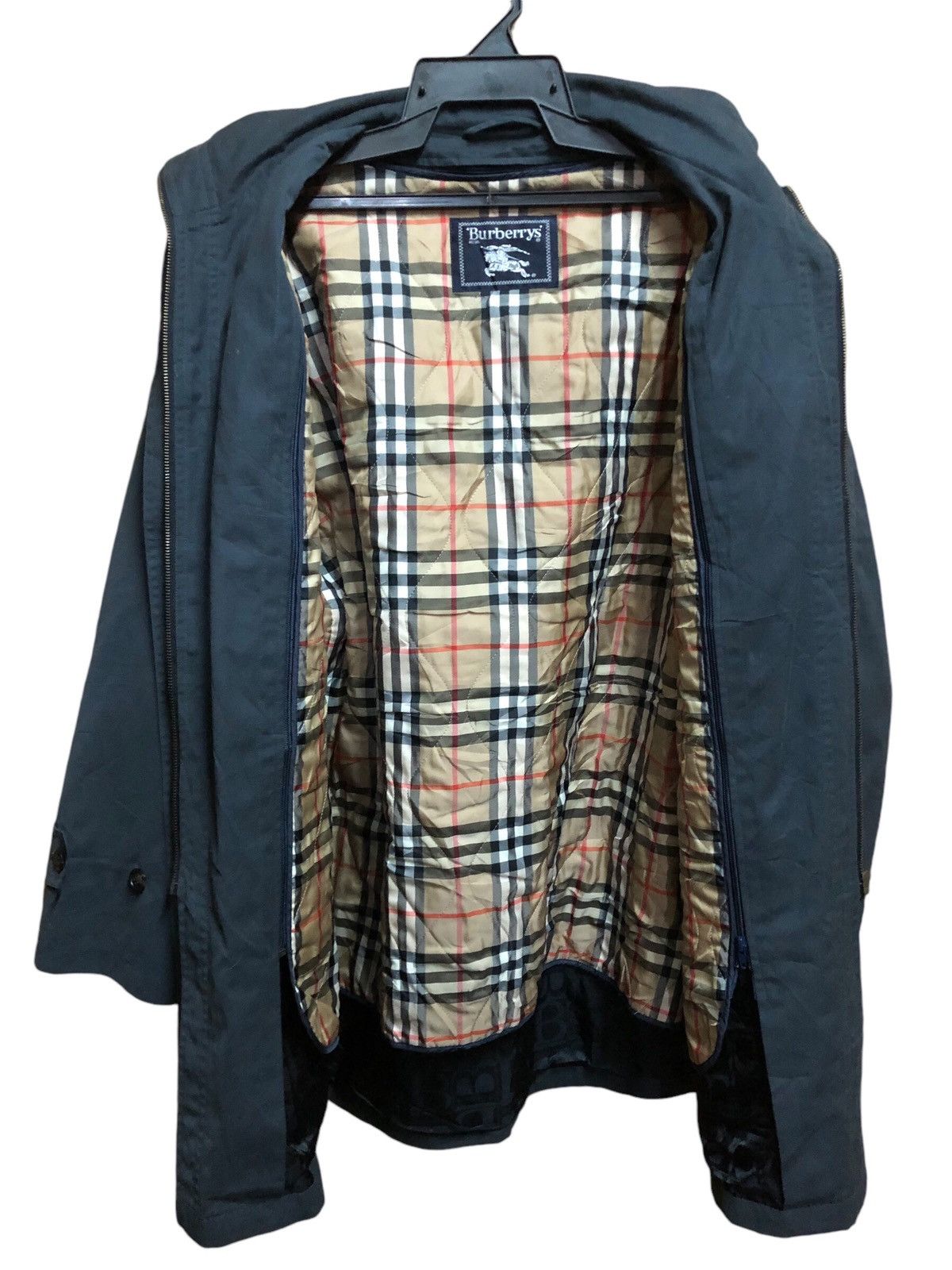 Burberry × Vintage Vintage Burberry Nova Check Lining Parkas Hunting Jacket Size US L / EU 52-54 / 3 - 1 Thumbnail