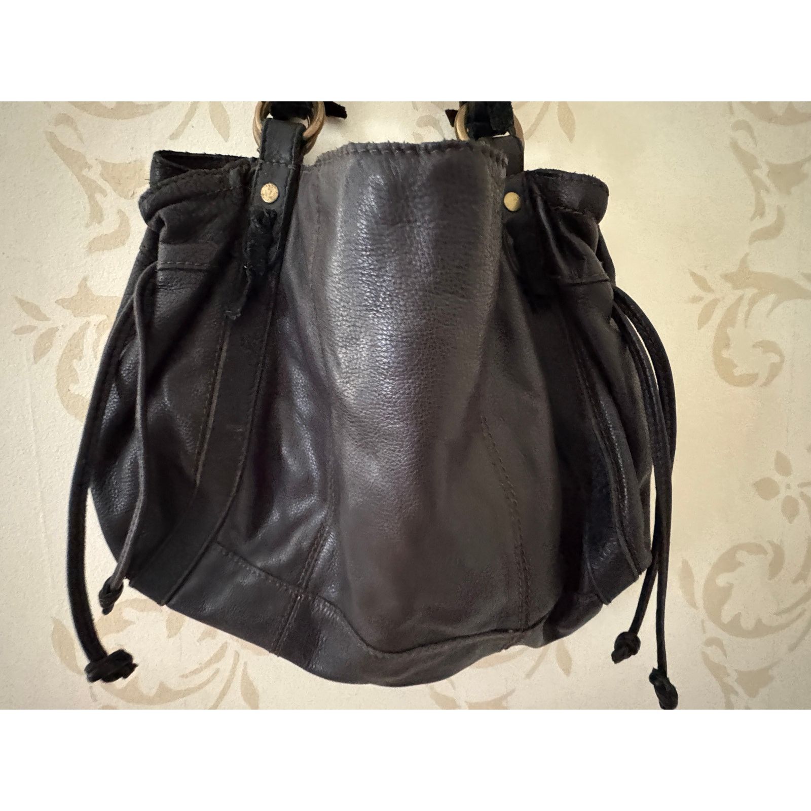 Lucky Brand Lucky Brand 100% Leather Large Black Hobo Bag Size ONE SIZE - 2 Thumbnail