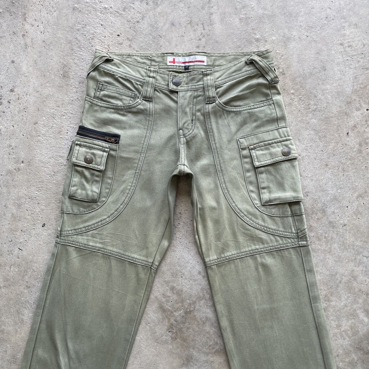 Japanese Brand Vintage Genoese Japan Faded Cargo Tactical Jogger Pants RARE Size US 28 / EU 44 - 5 Thumbnail