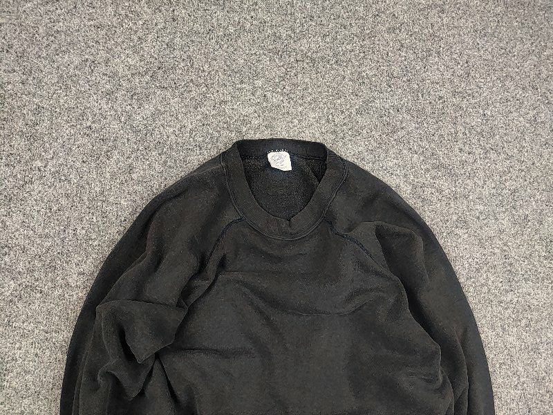 Vintage Vintage 80's Parrill Sweatshirt Light Faded Black Blank Size US S / EU 44-46 / 1 - 4 Thumbnail