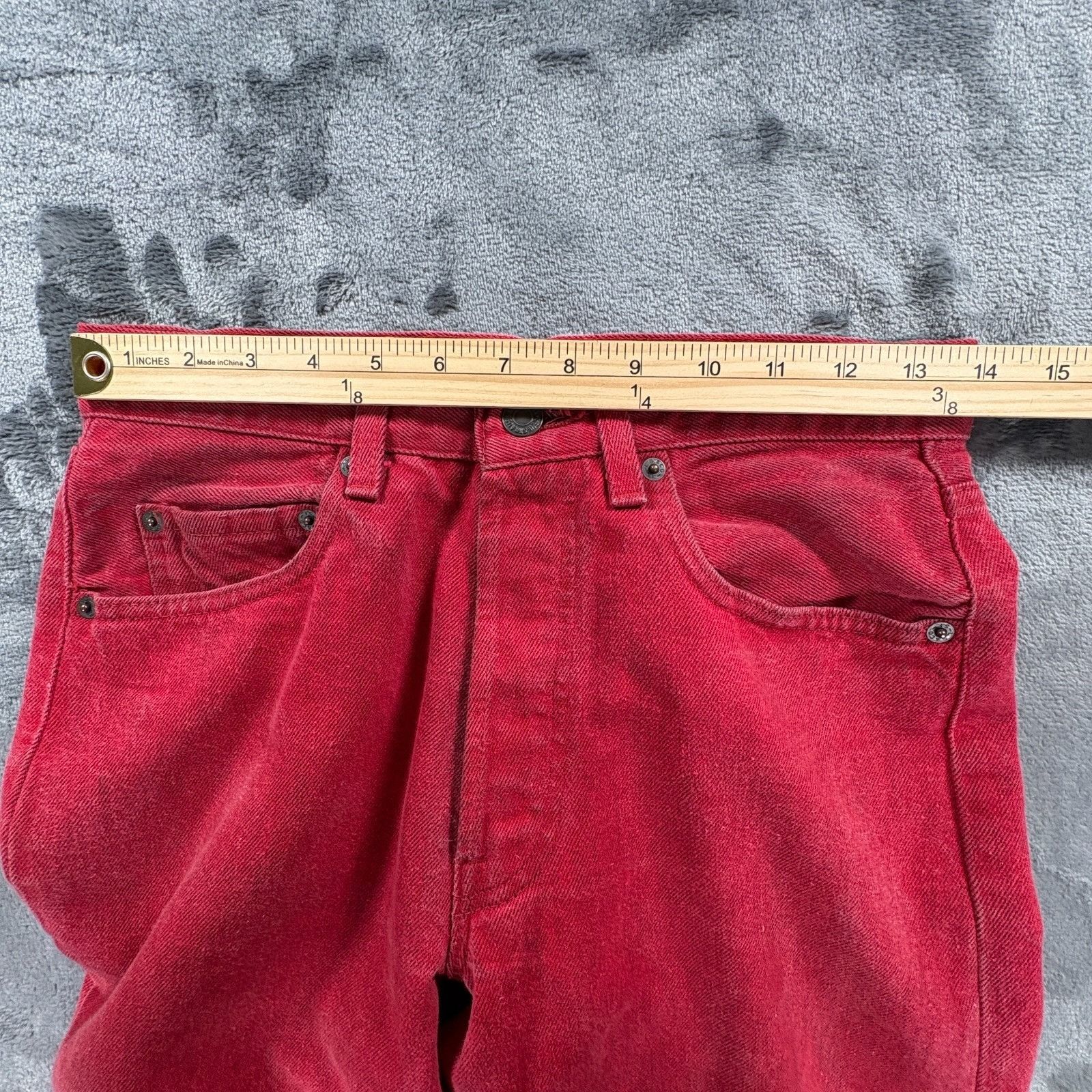 Levi's 1983 Vintage Levi’s 501 Distressed Selvedge Red USA Made Den Size US 28 / EU 44 - 18 Thumbnail