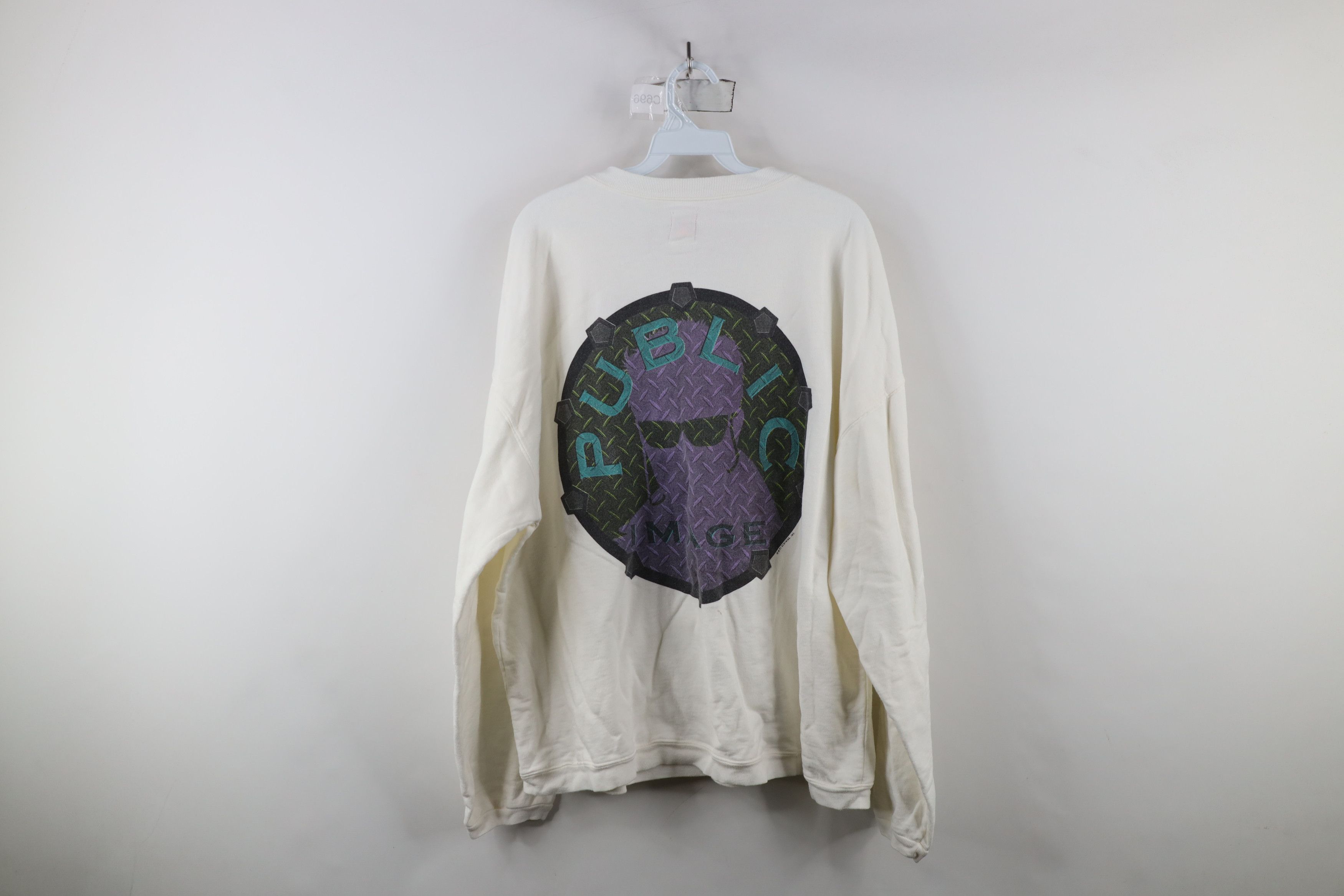 Vintage Vintage 80s Public Image Ltd Band Crewneck Sweatshirt USA Size US L / EU 52-54 / 3 - 11 Thumbnail