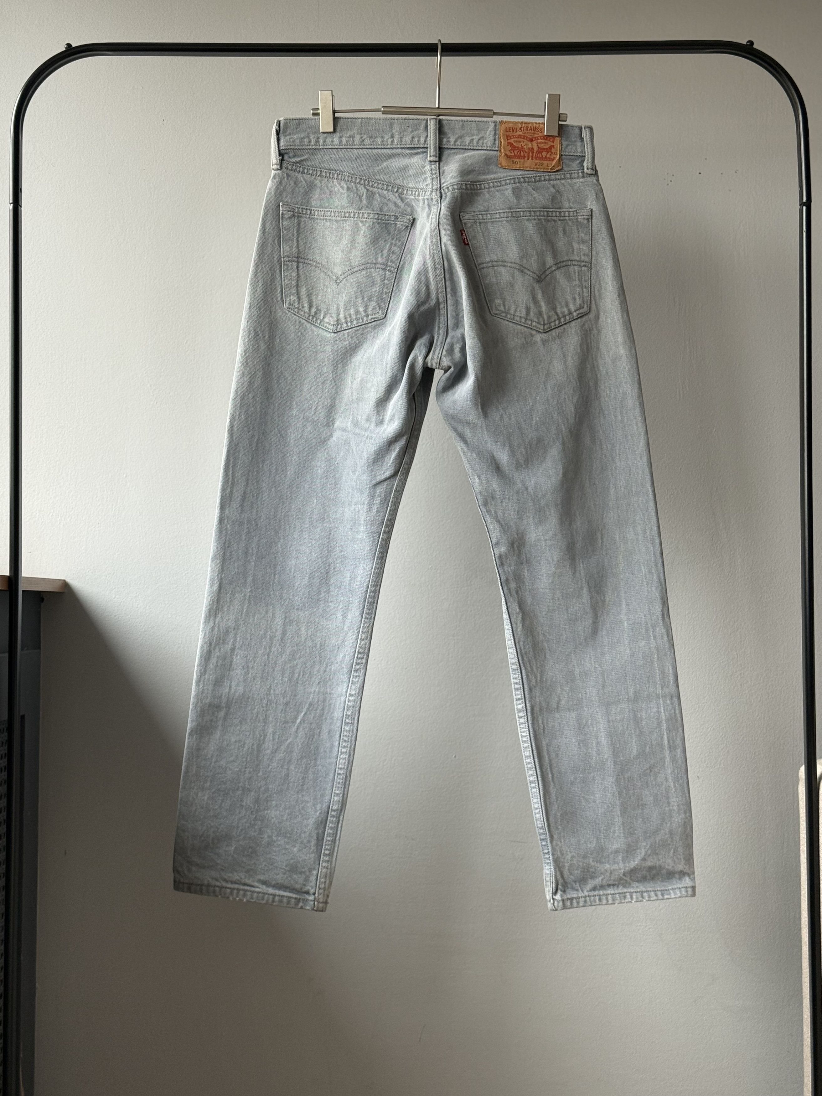 Levi's × Levi's Vintage Clothing × Vintage Vintage Levi's 501 Gray Cotton Denim Jeans Made In Mexico Size US 32 / EU 48 - 1 Thumbnail