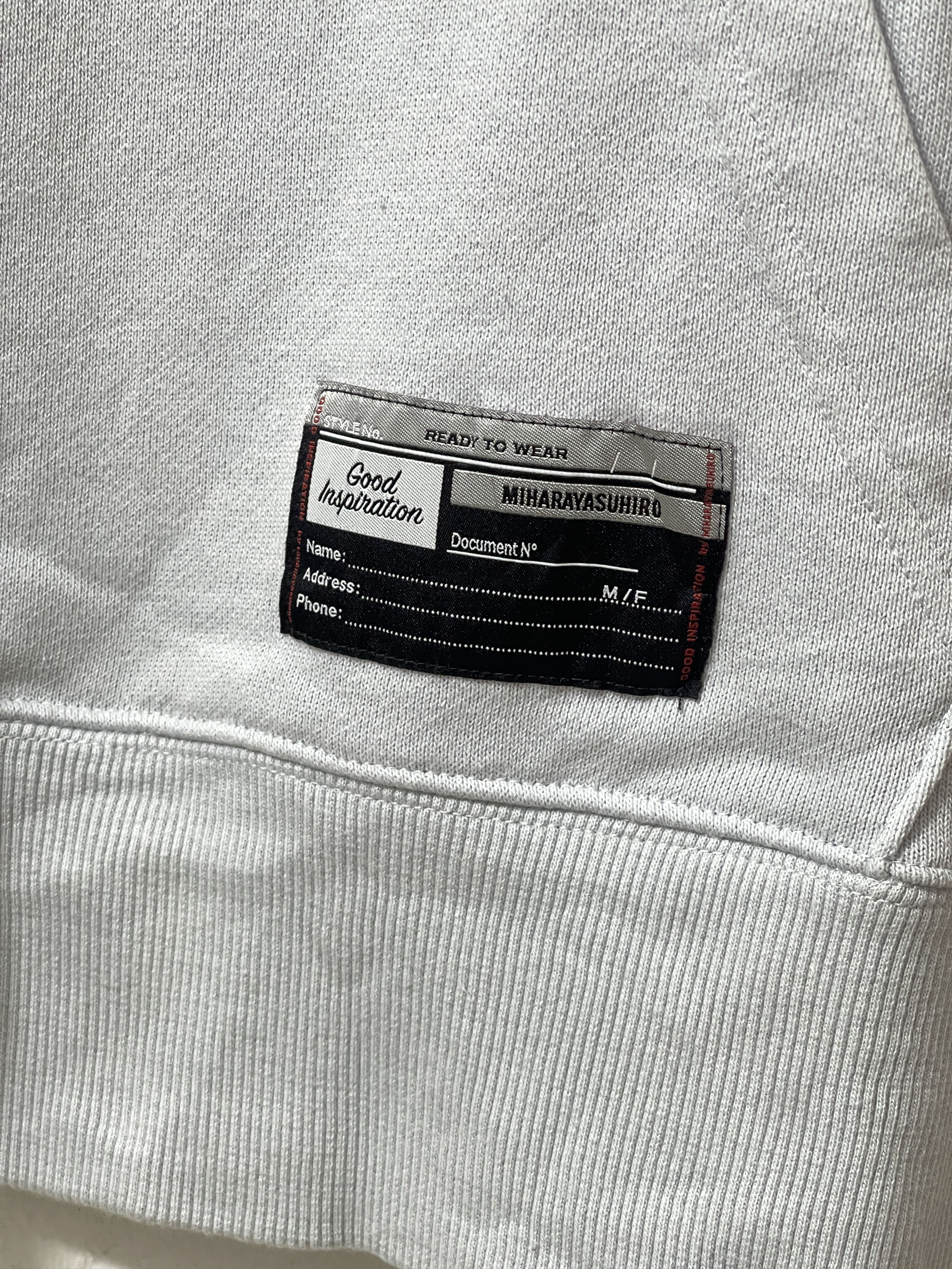 GU × Maison MIHARA YASUHIRO 2000s Miharayasuhiro x Uniqlo Japan Archive Pullover Hoodie Size US L / EU 52-54 / 3 - 6 Thumbnail