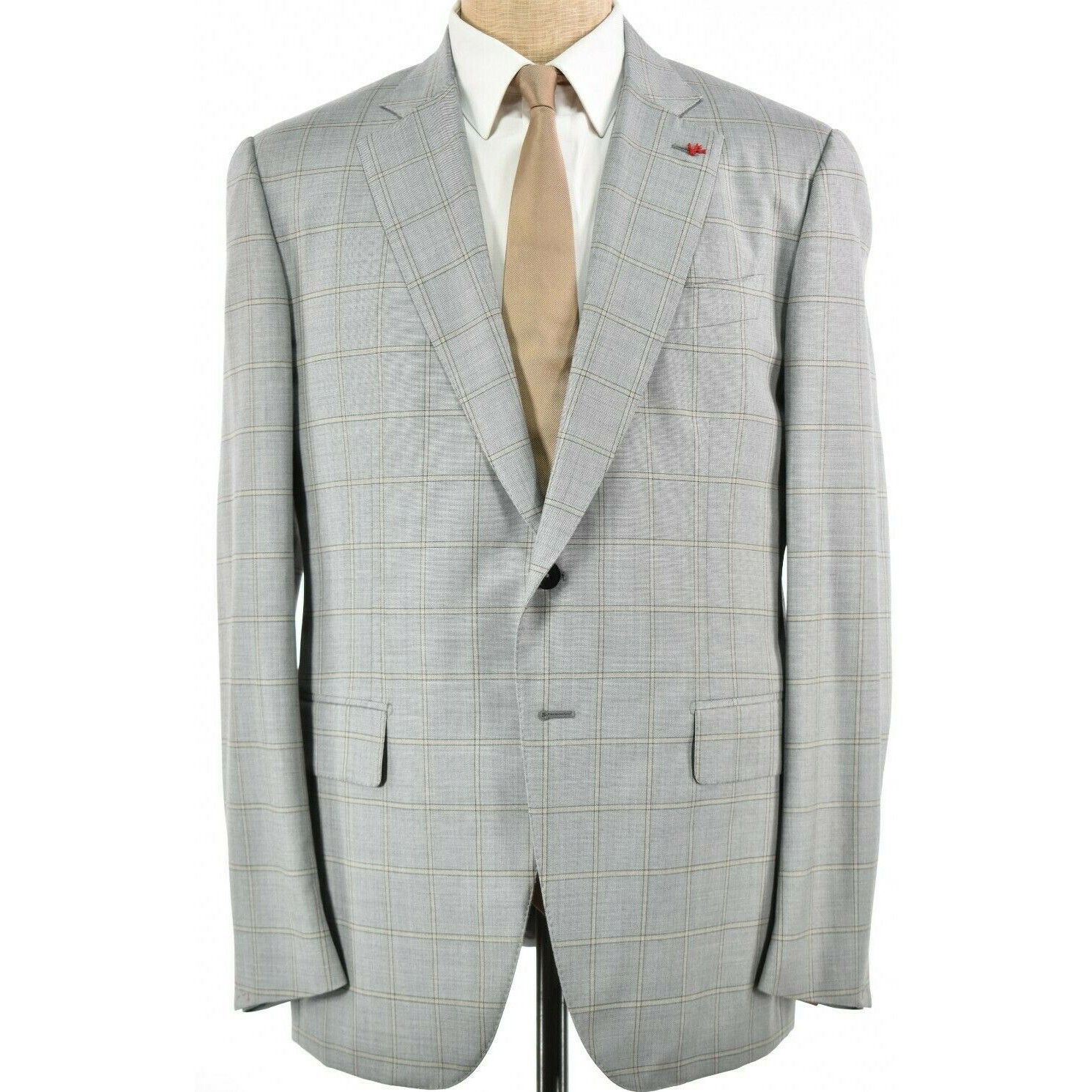 Isaia isaia Suit Size US 44 Regular in Gray Size 44R - 1 Thumbnail