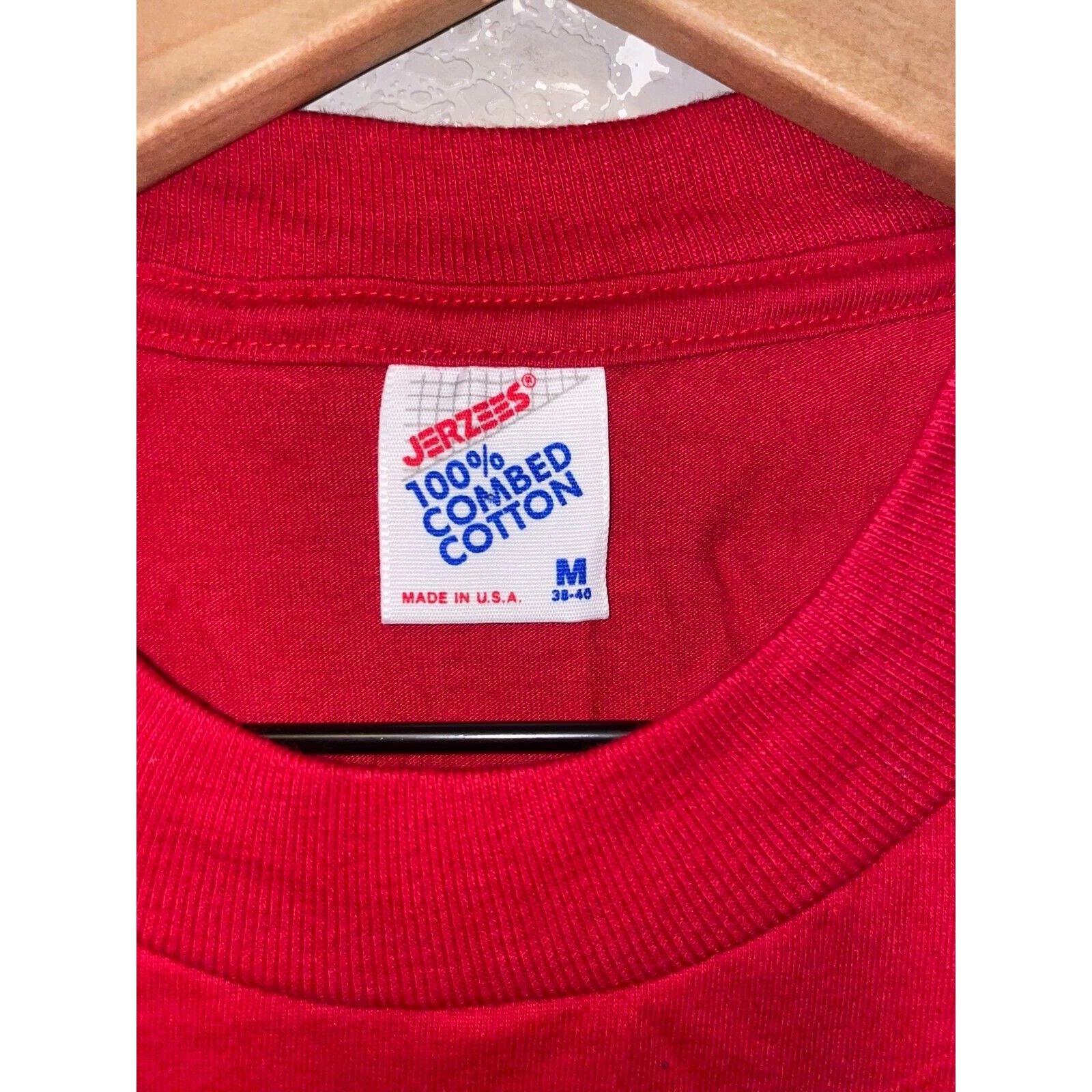 Jerzees Vintage Black Hills Shirt South Dakota Elk Red VTG 90s Tee M Size US M / EU 48-50 / 2 - 10 Thumbnail