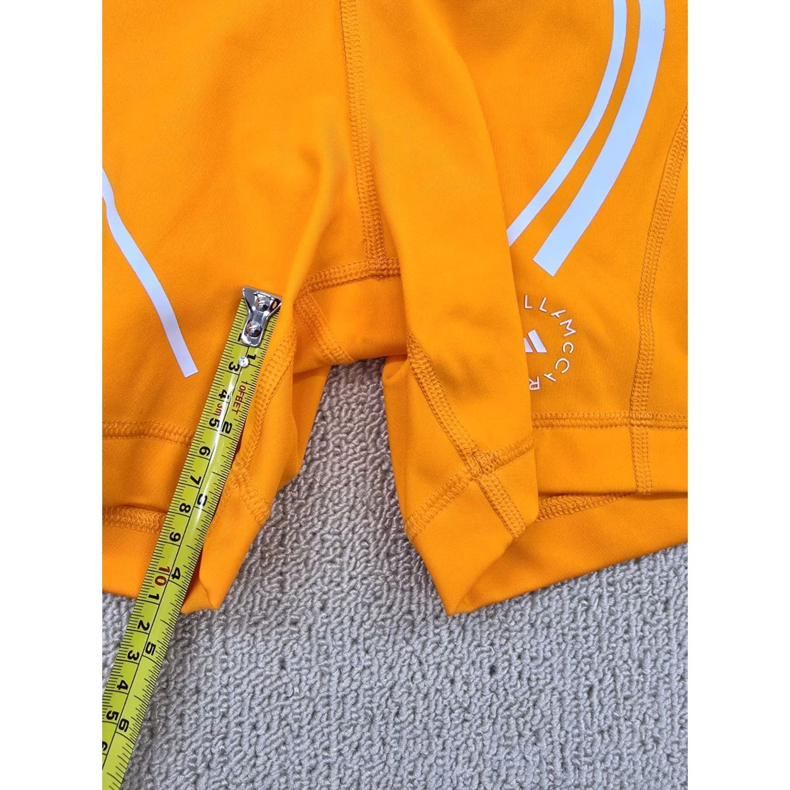 Stella McCartney Adidas By Stella McCartney Women’s XS Orange Athletic Running Shorts Size 26" / US 2 / IT 38 - 7 Thumbnail