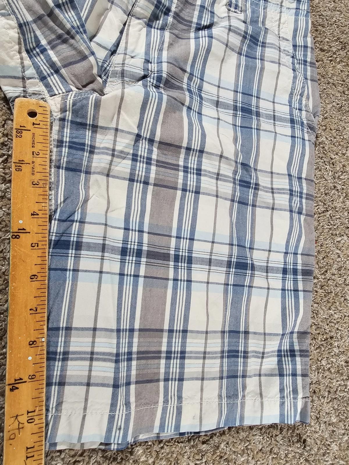 Aeropostale Aeropostale Blue Plaid Sz 32 Shorts Size US 32 / EU 48 - 5 Thumbnail