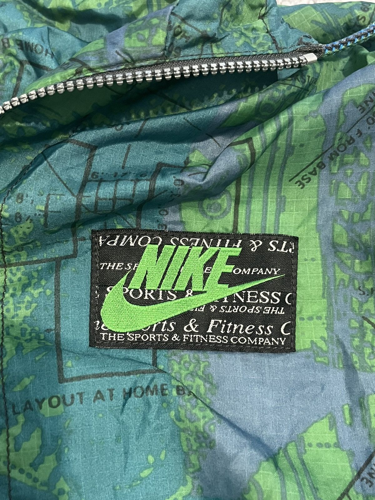 Nike Vintage Nike International Map Print Anorak Jacket Y2K Size US L / EU 52-54 / 3 - 3 Thumbnail