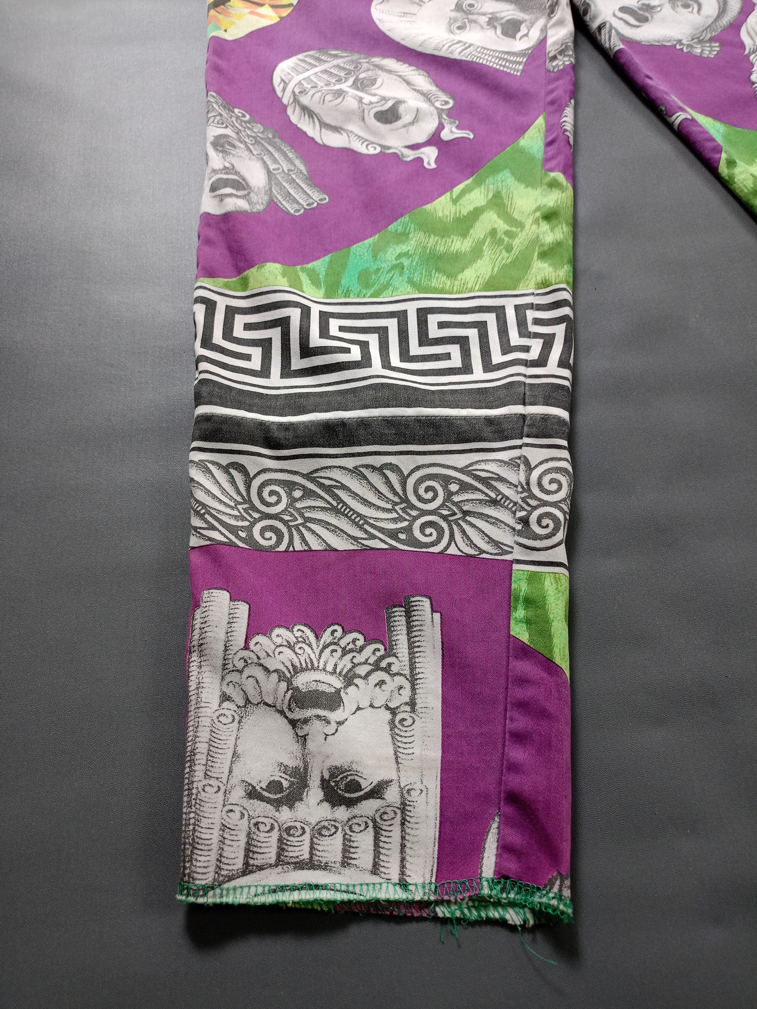 Versace 90s Gianni Versace Opera Balleto Teatro Cinema print Pants Size 24" / US 00 / IT 34 - 3 Thumbnail
