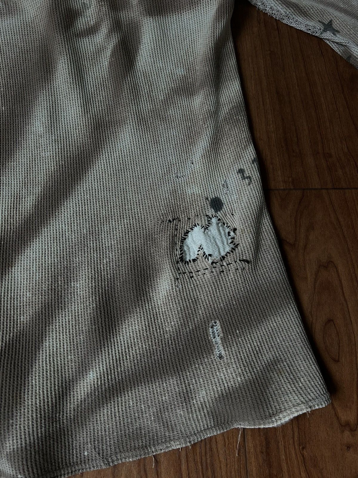 Kapital Vintage Kapital Thermal Long Sleeve Faded Distressed Size US L / EU 52-54 / 3 - 8 Thumbnail