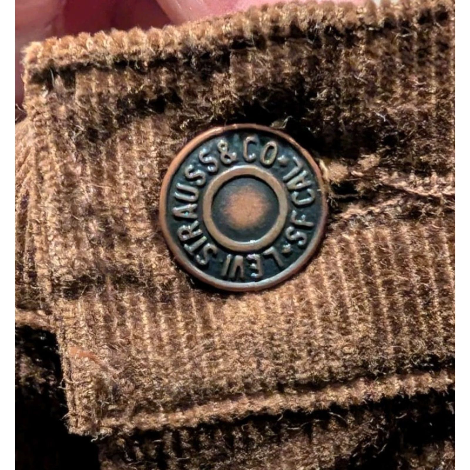 Levi's VTG Levi's 519 Corduroy Pants Mens 36x32 Brown USA Western White Tab EUC Size US 36 / EU 52 - 4 Thumbnail