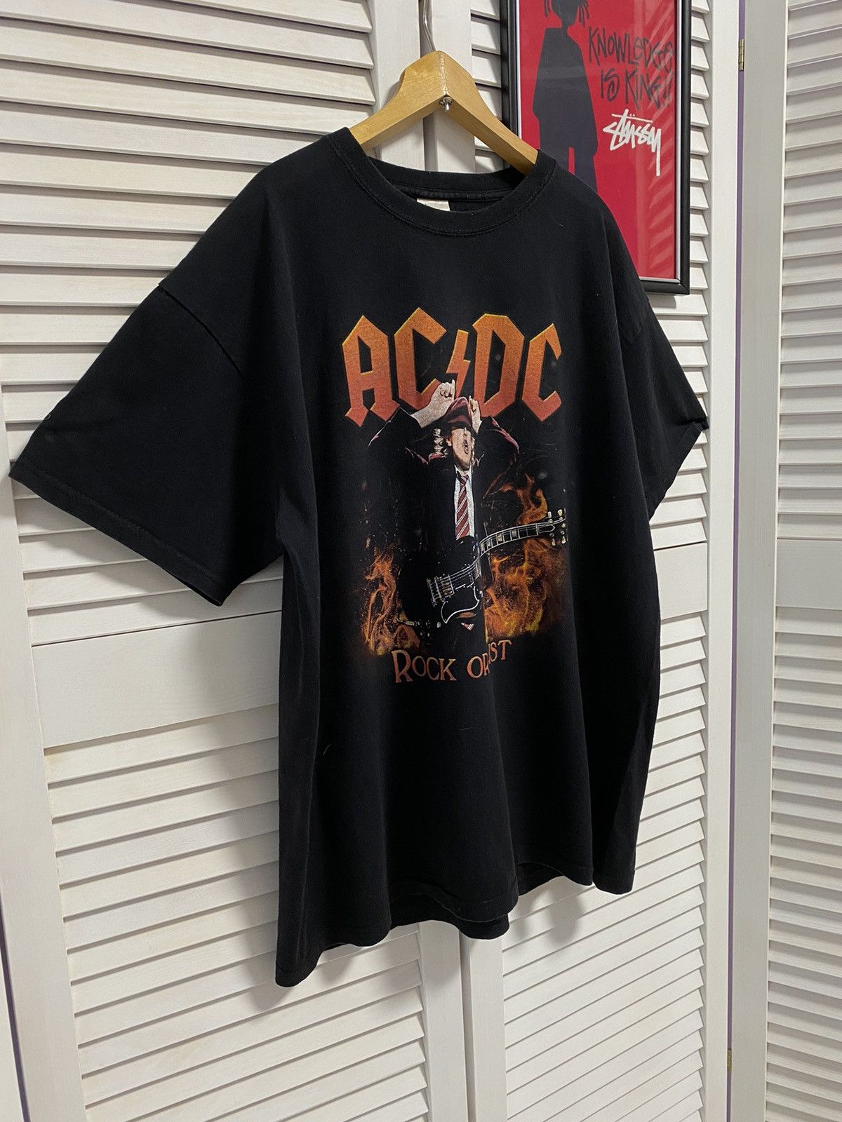 AC/DC T Shirt Tee AC/DC TOUR Highway To Europe Double Big Logo Size US L / EU 52-54 / 3 - 2 Thumbnail