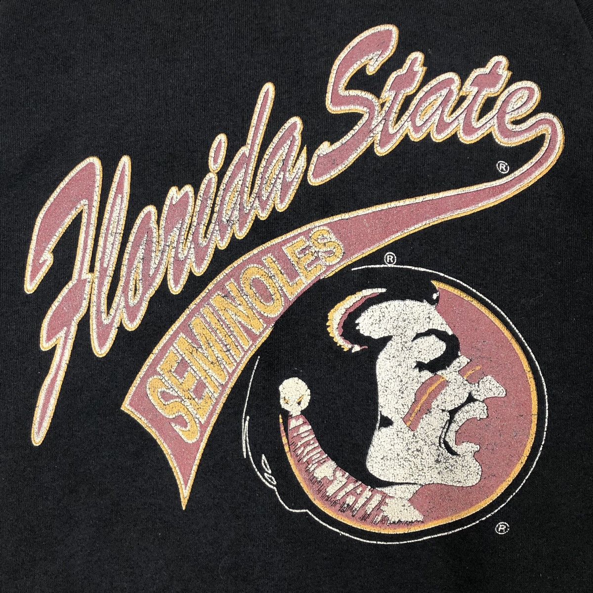 NCAA Vintage 90s Florida State University Seminoles Sweatshirt Size US L / EU 52-54 / 3 - 6 Thumbnail