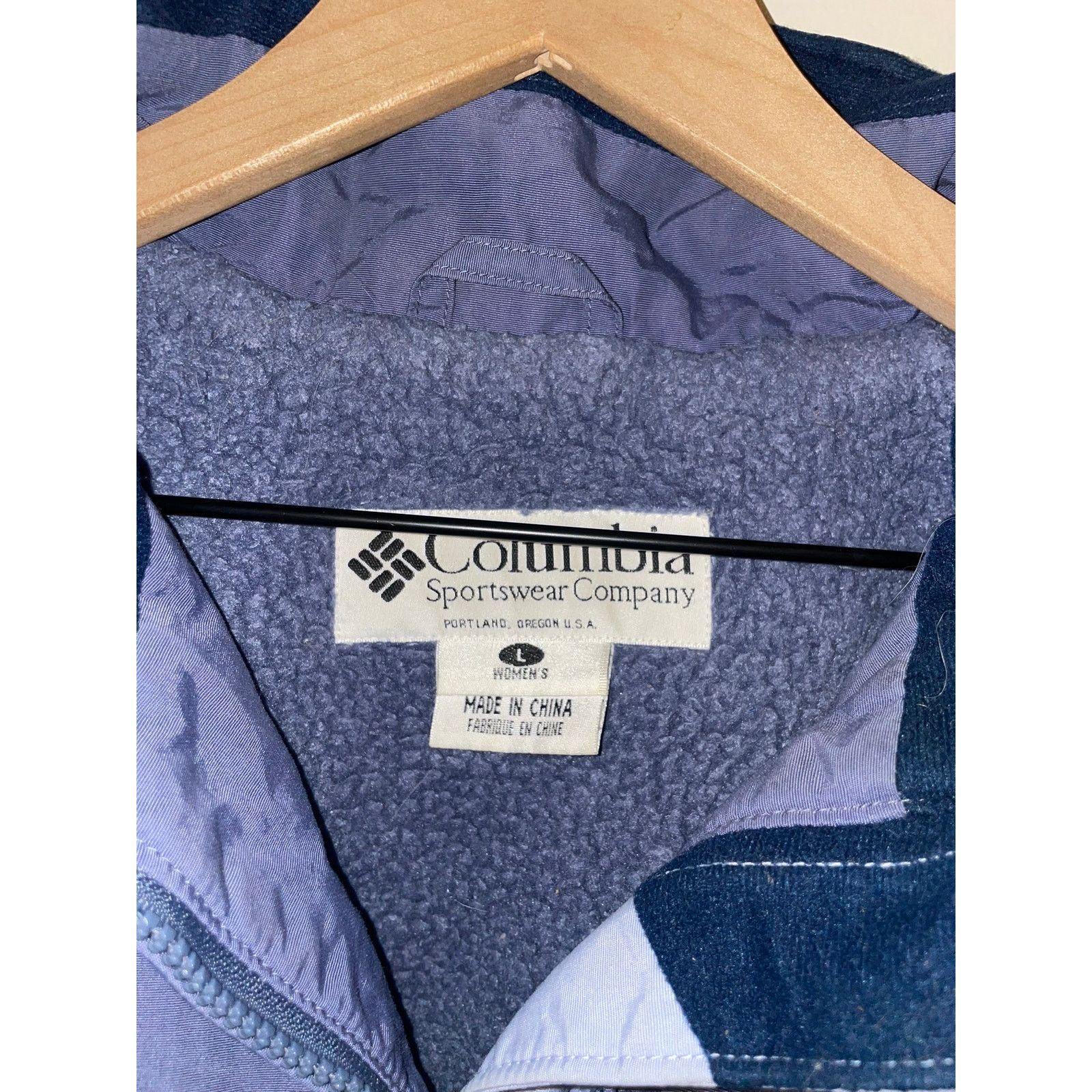 Columbia Womens Columbia Convert Jacket Blue Full Zip Ski Winter L Size L / US 10 / IT 46 - 6 Thumbnail