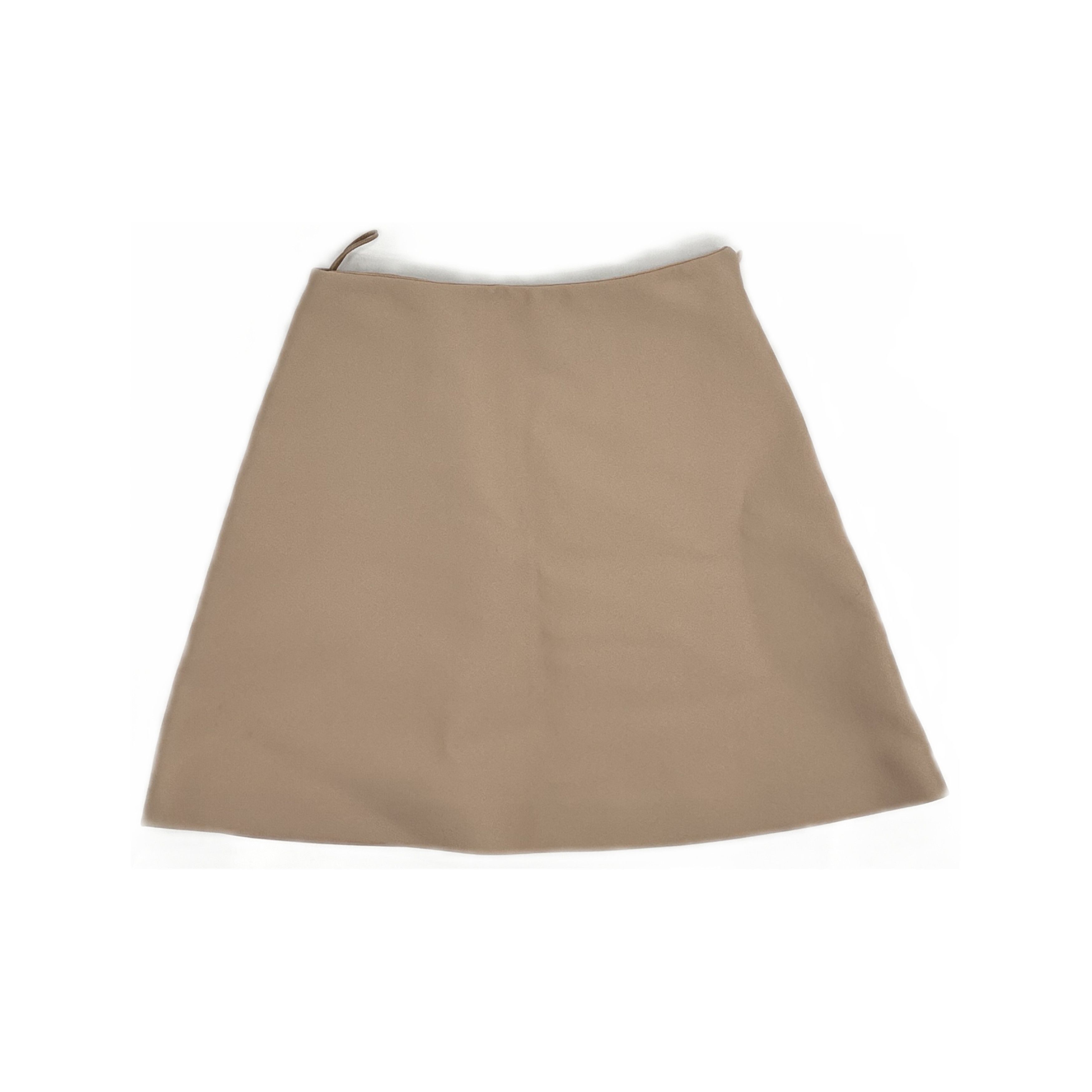 Prada Prada Beige Mini Skirt Size 38 Size 26" / US 2 / IT 38 - 1 Thumbnail
