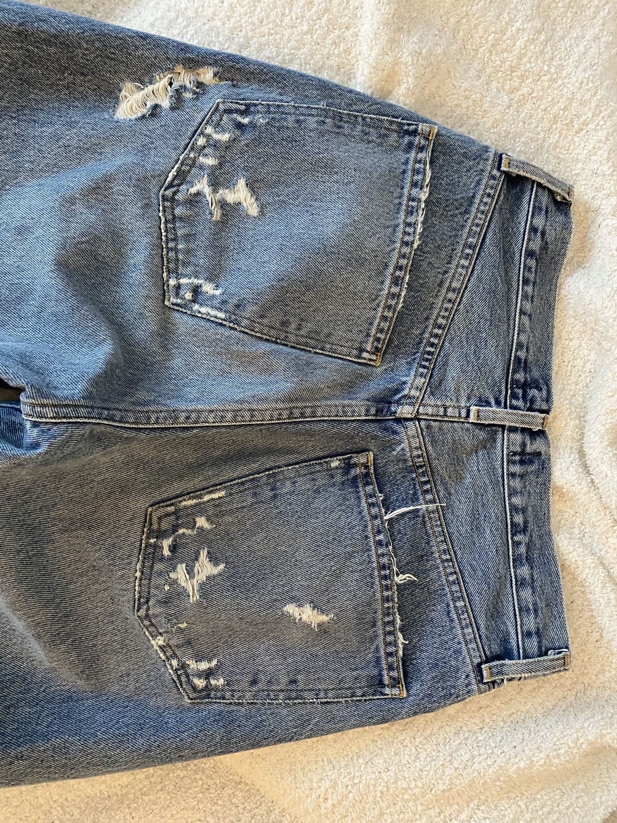 Agolde Agolde 90’s High Rise Loose Fit Relaxed Distressed Jeans Size 25" / US 0 / IT 36 - 6 Thumbnail