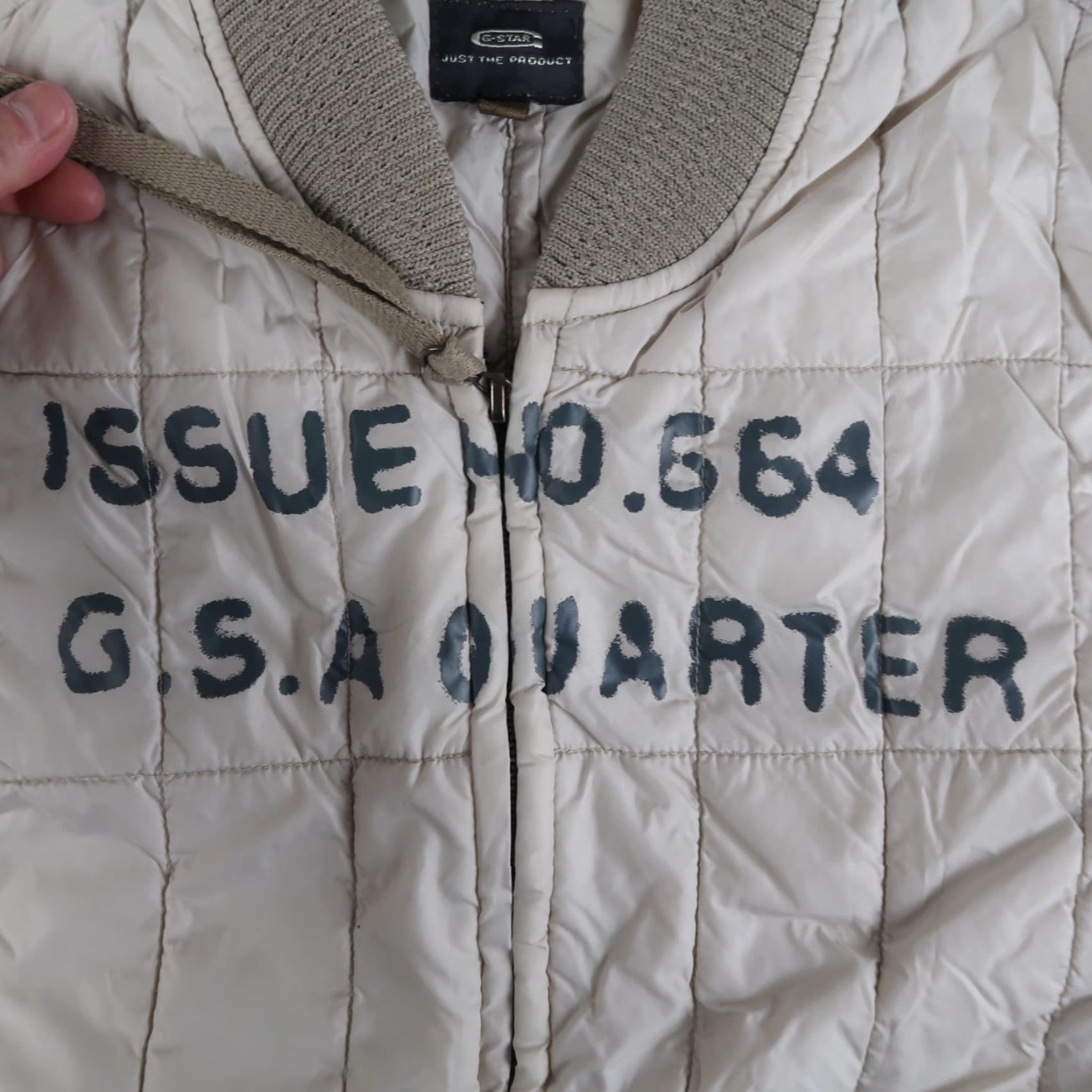 G-Star Women’s G Star Raw Beige Size L Large Quilted Military Full Zip Vest Size L / US 10 / IT 46 - 5 Thumbnail