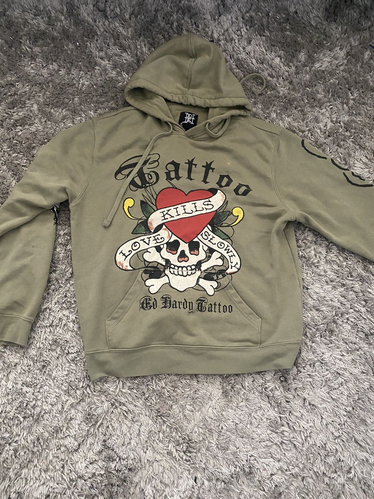 Ed Hardy × Vintage Ed Hardy Hoodie I’ll Ship next day if interested Size US M / EU 48-50 / 2 - 1 Thumbnail