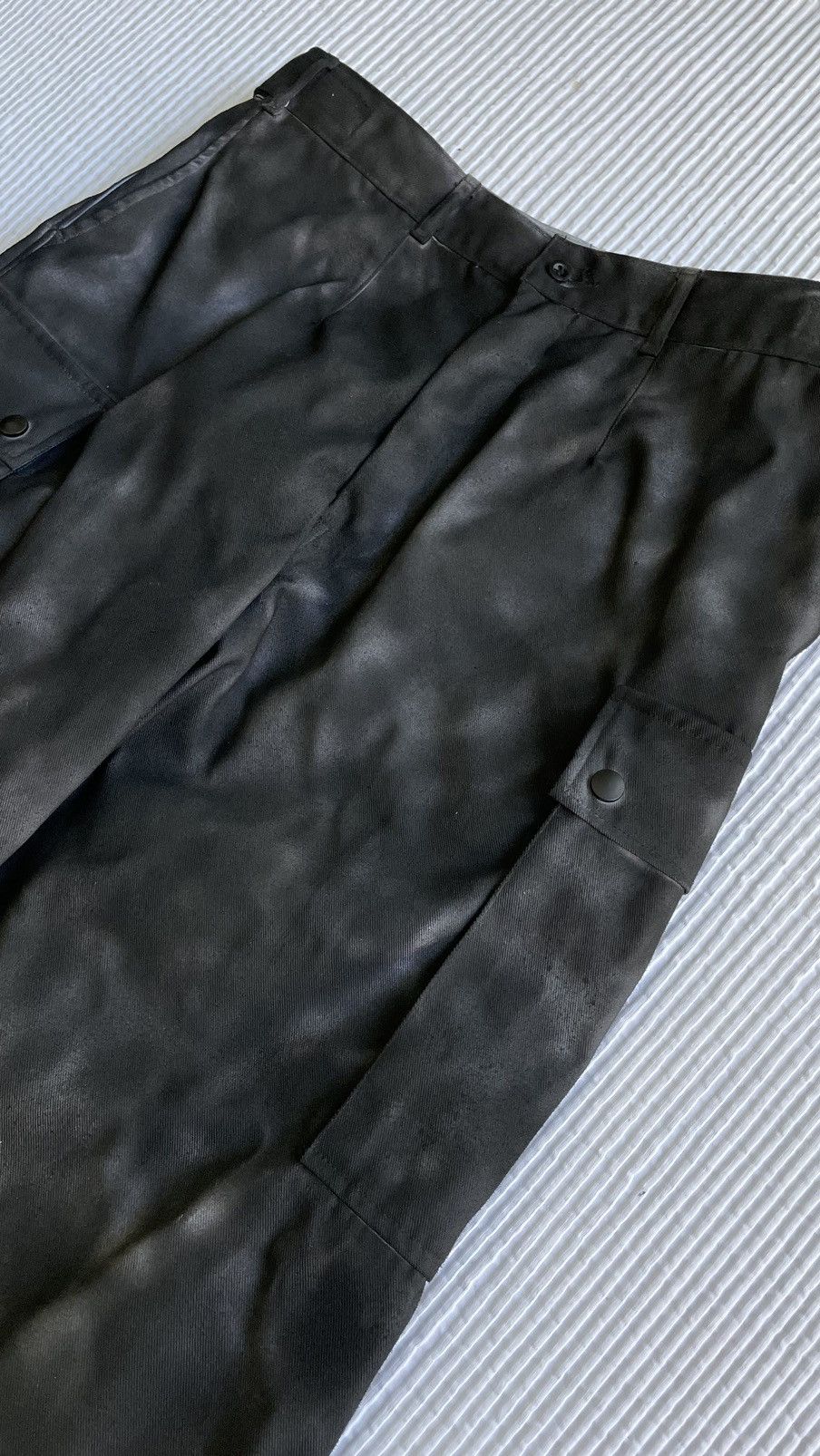 Handmade Painted Black Camo Pants Size US 34 / EU 50 - 7 Thumbnail