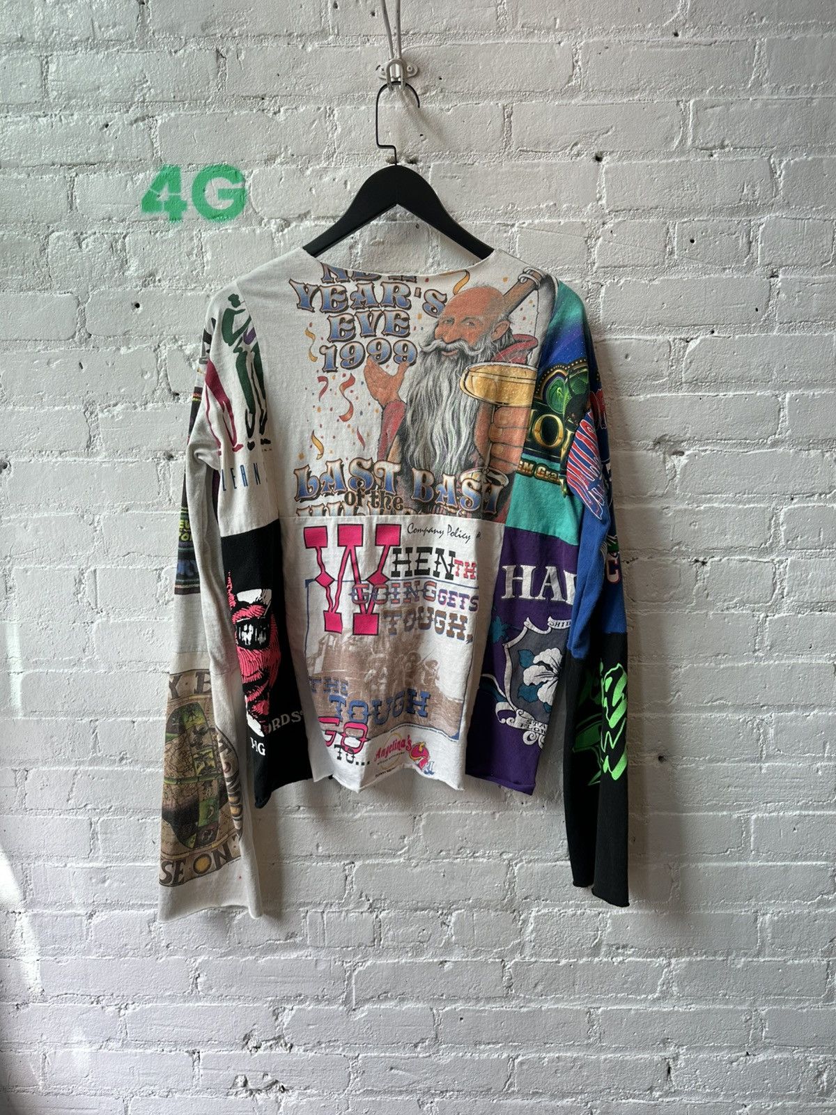 Vintage VINTAGE RE-WORKED MULTI GRAPHIC LONG SLEEVE Size US L / EU 52-54 / 3 - 4 Thumbnail