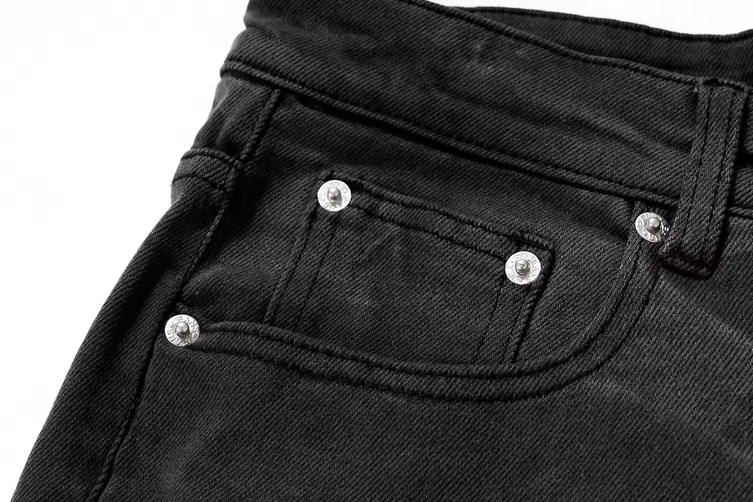 Japanese Brand × Jean Water Wave Patterned Micro Flared Baggy Jeans Size US 33 - 5 Thumbnail