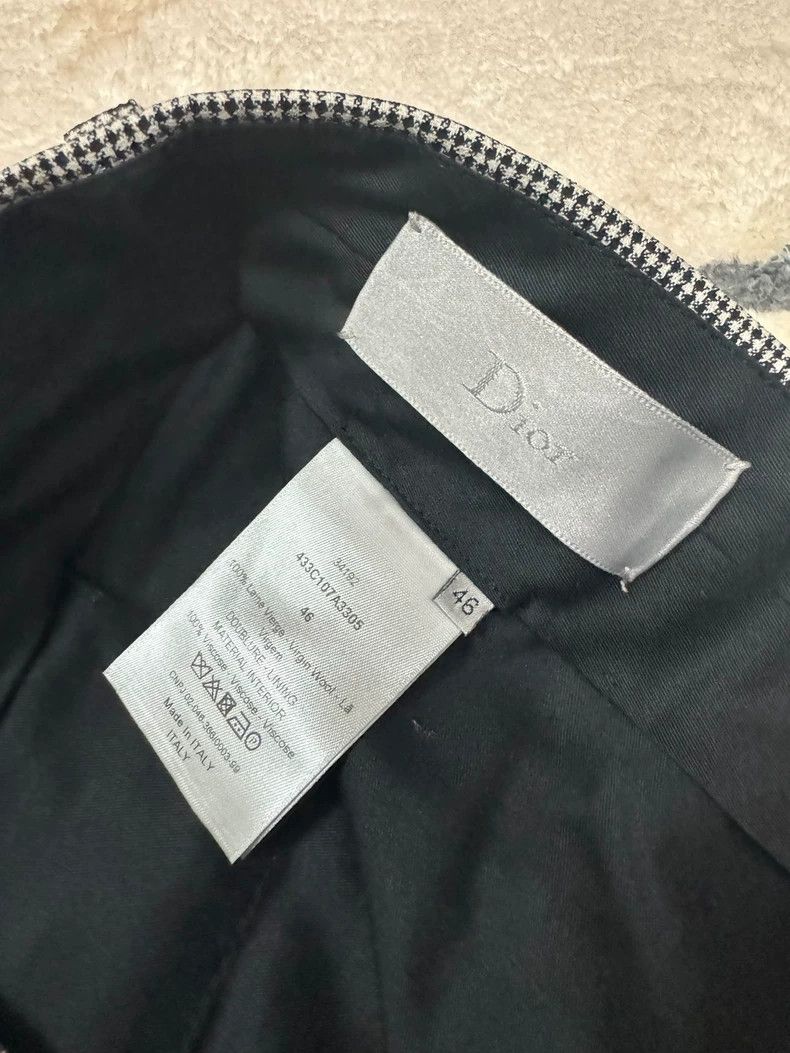 Dior Dior Men's thousand-bird check suit trousers casual trouser Size US 30 / EU 46 - 3 Thumbnail