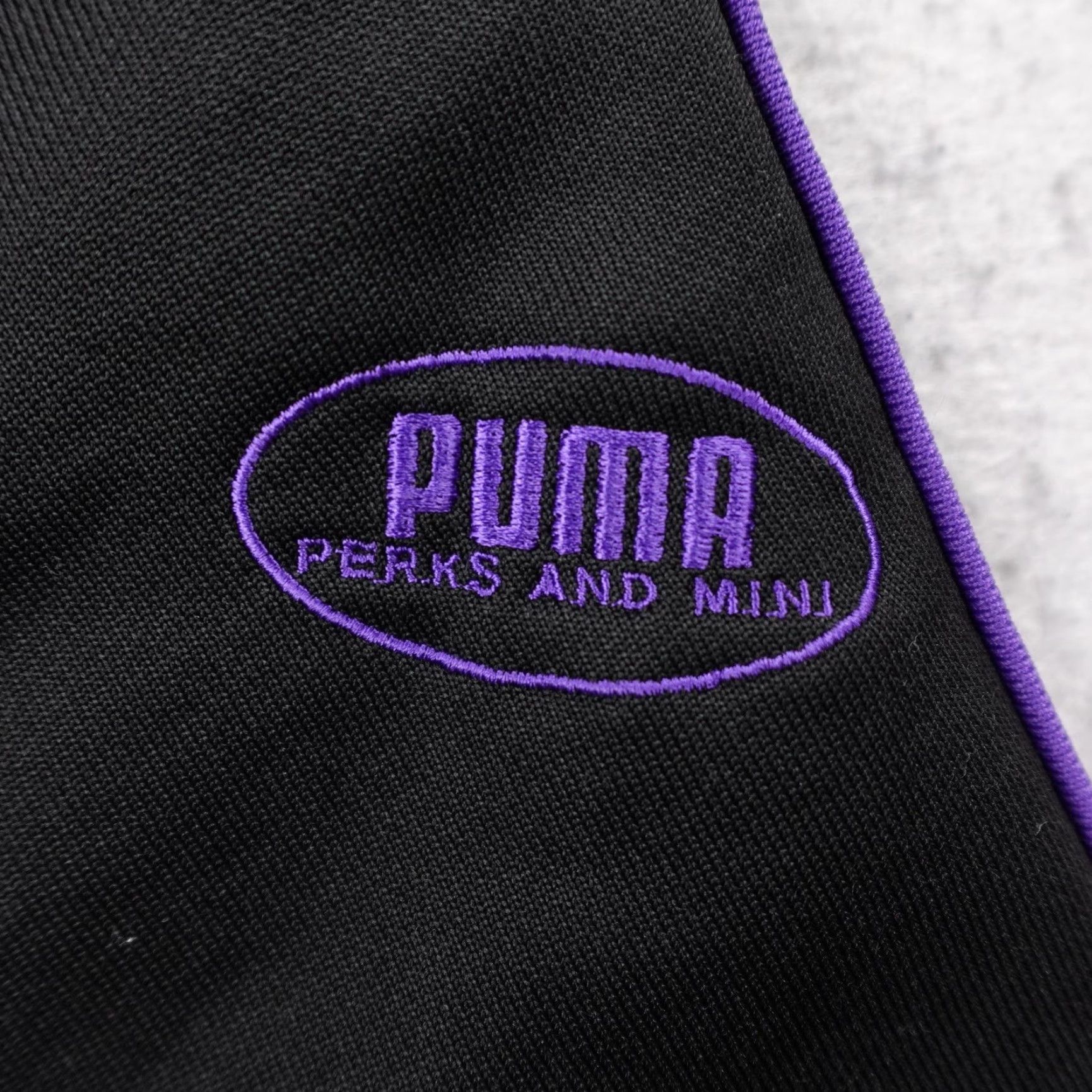 Puma Puma Pants Mens Medium Black PAM Perks And Mini Track Wide Leg Warmup Pants Size US 31 - 5 Thumbnail