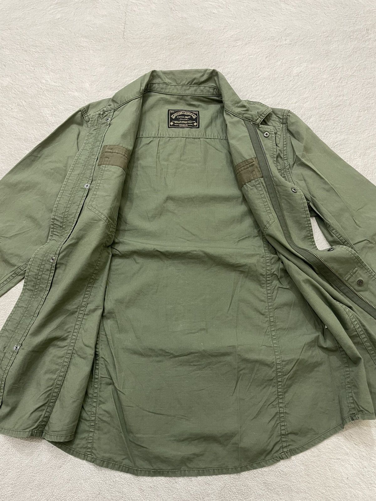291295=Homme 291295=home Shirt Olive Utility Multi Pocket 14th if6was9 Size US M / EU 48-50 / 2 - 7 Thumbnail