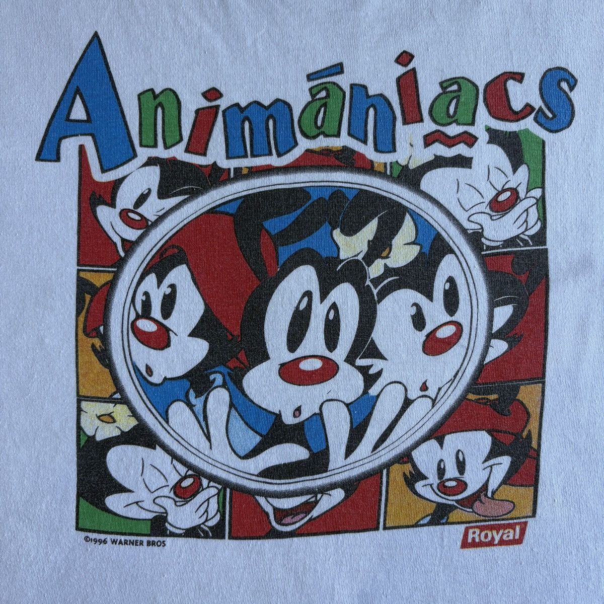 Warner Bros Vintage Cartoon Tee Animaniacs Warner Bros 1996 Size US XL / EU 56 / 4 - 4 Thumbnail