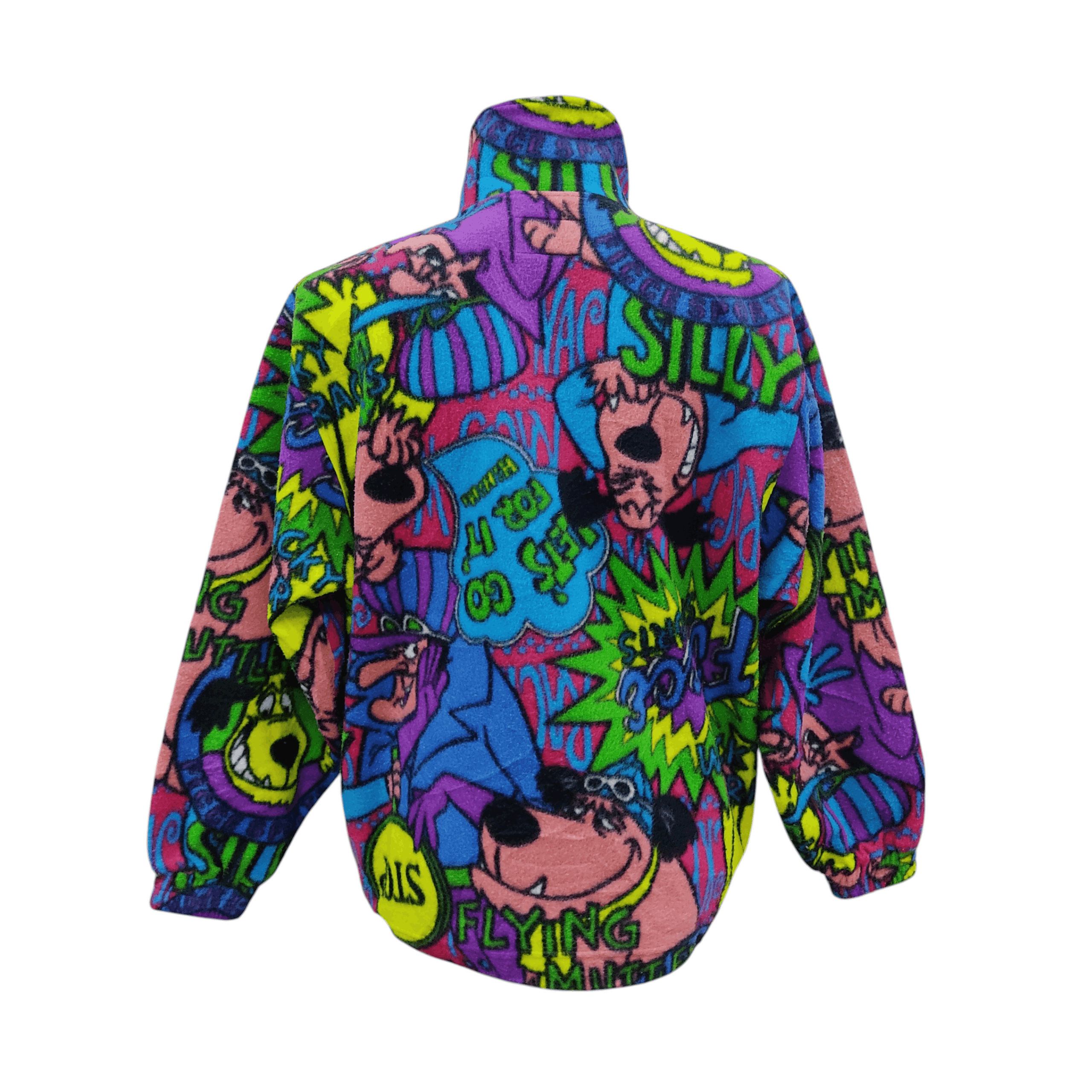 Yoshiyuki Konishi Vintage FICCE Sports Wacky Races AOP Fleece Jacket Size US L / EU 52-54 / 3 - 3 Thumbnail