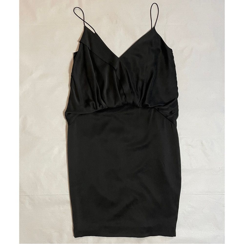 Banana Republic NWT New Banana Republic BR Monogram Silk Black Strap Dress Size M / US 6-8 / IT 42-44 - 6 Thumbnail