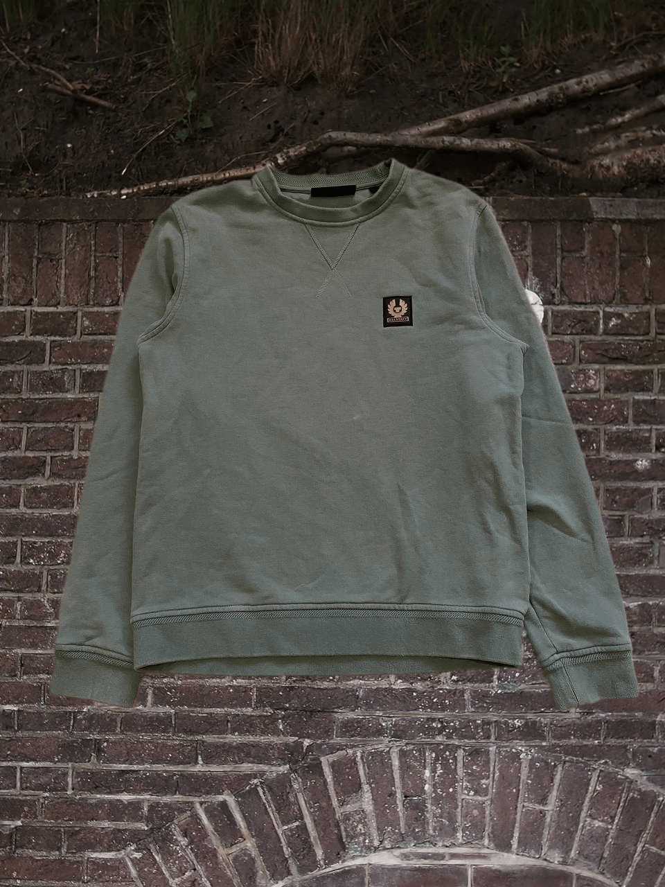 Belstaff Belstaff motorcycle style logo sweatshirt luxury casual Size US S / EU 44-46 / 1 - 1 Thumbnail