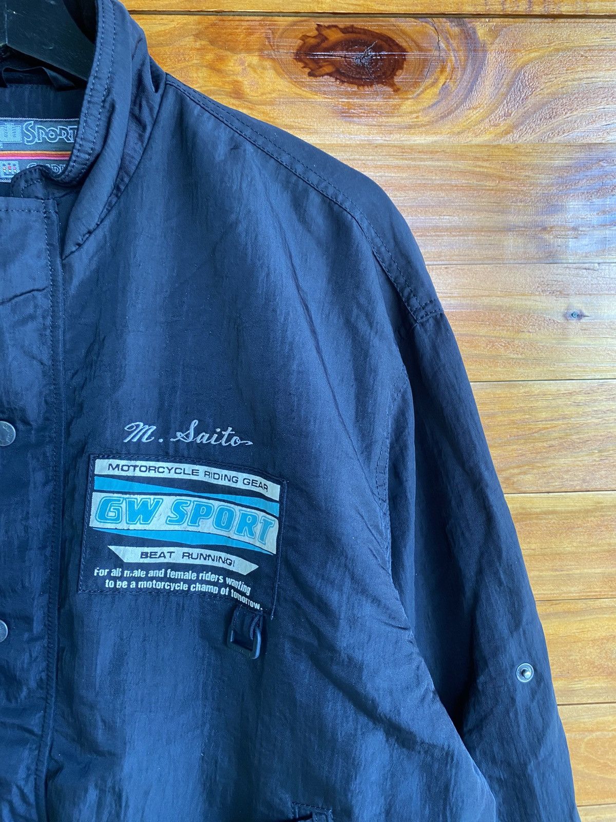 Goldwin Vintage Goldwin GW Sport Motorcycle Jacket Black YSP Keiyo Size US L / EU 52-54 / 3 - 8 Thumbnail