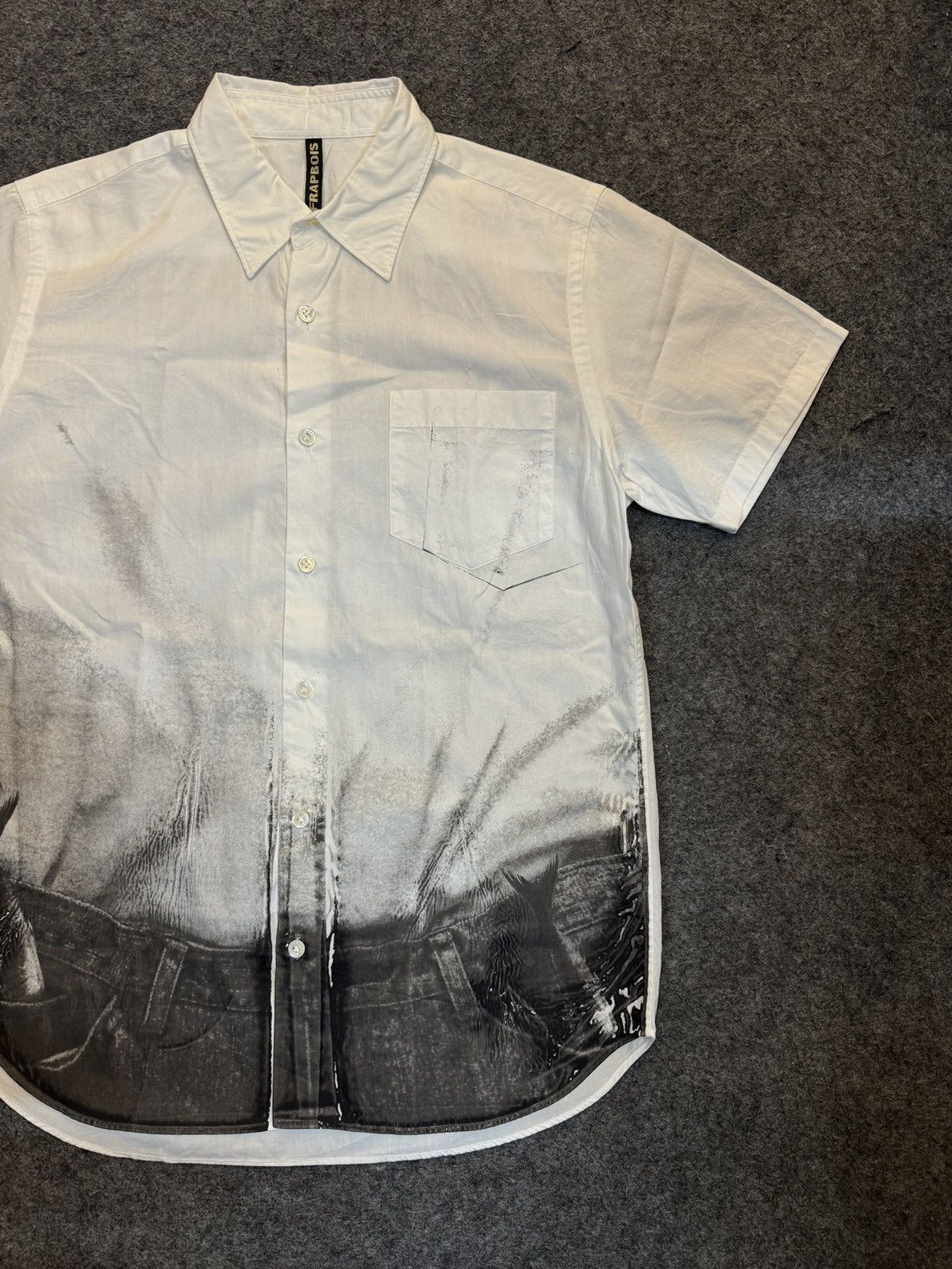 Frapbois Issey Miyake Frapbois Japan Shirt Button Ups Size US L / EU 52-54 / 3 - 3 Thumbnail