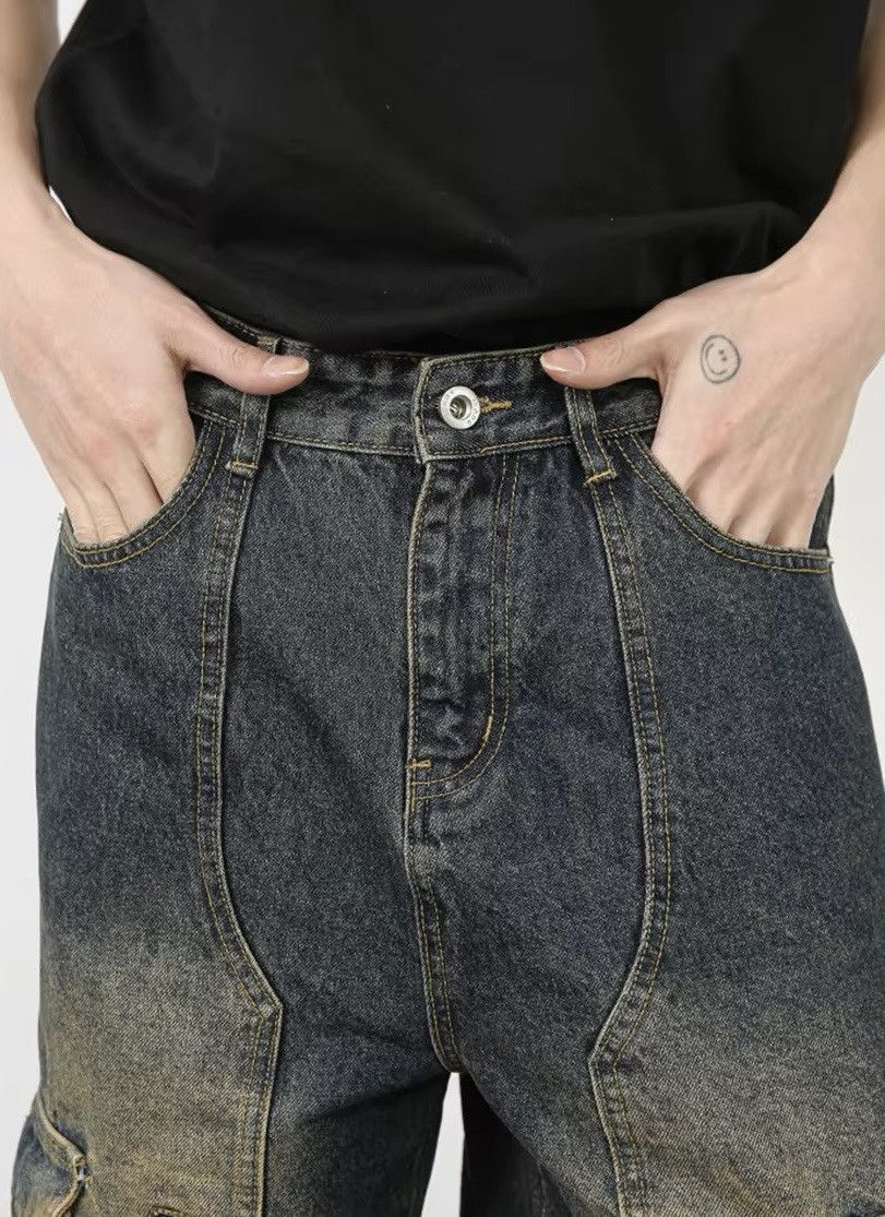 Other Washed Retro Rusty Fade Light Cargo Pants Jeans y2k Size US 32 / EU 48 - 8 Thumbnail