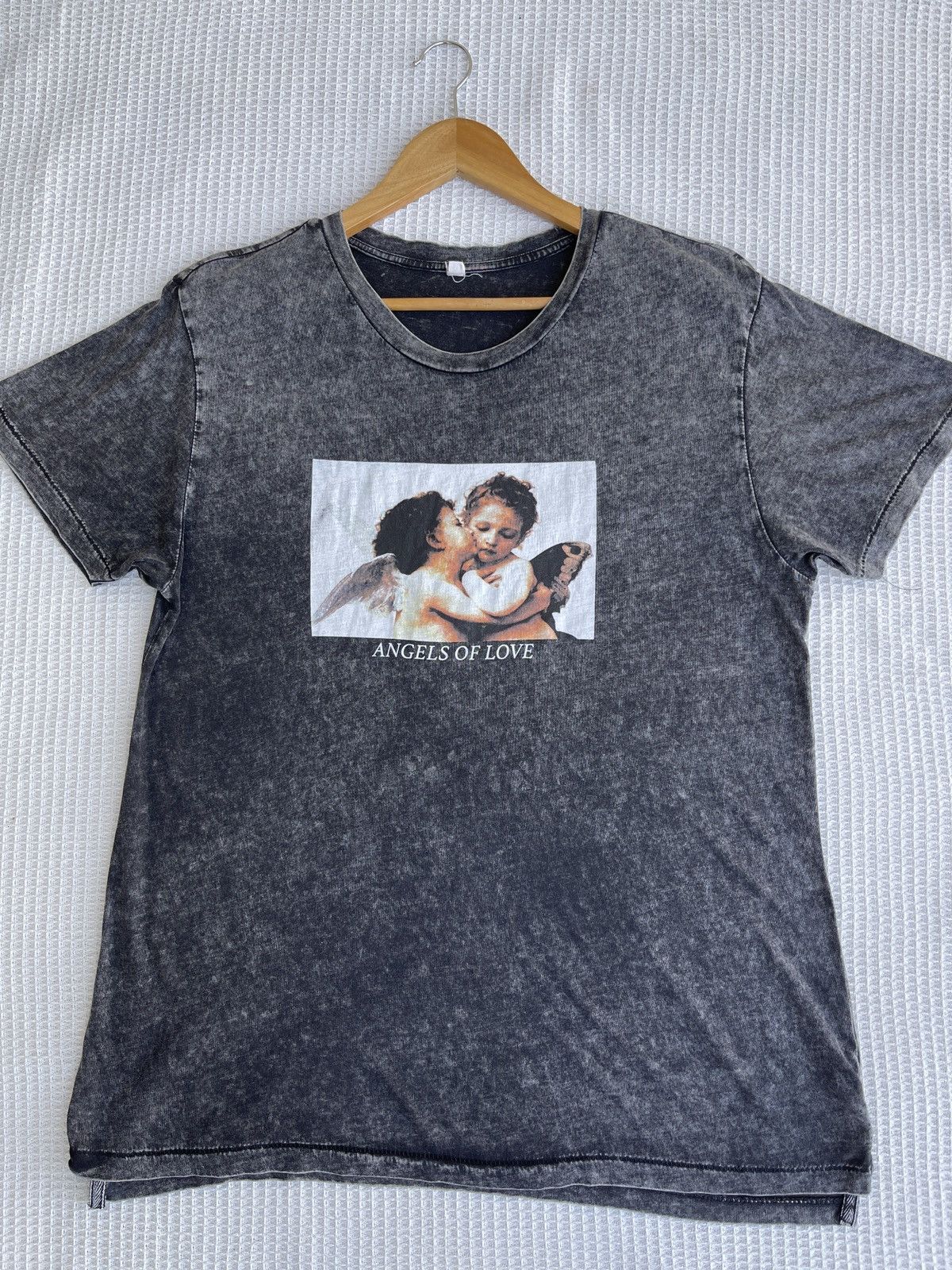 Other Rare🔥ANGELS OF LOVE Acid Wash ERD GRUNGE TEE Size US L / EU 52-54 / 3 - 8 Thumbnail