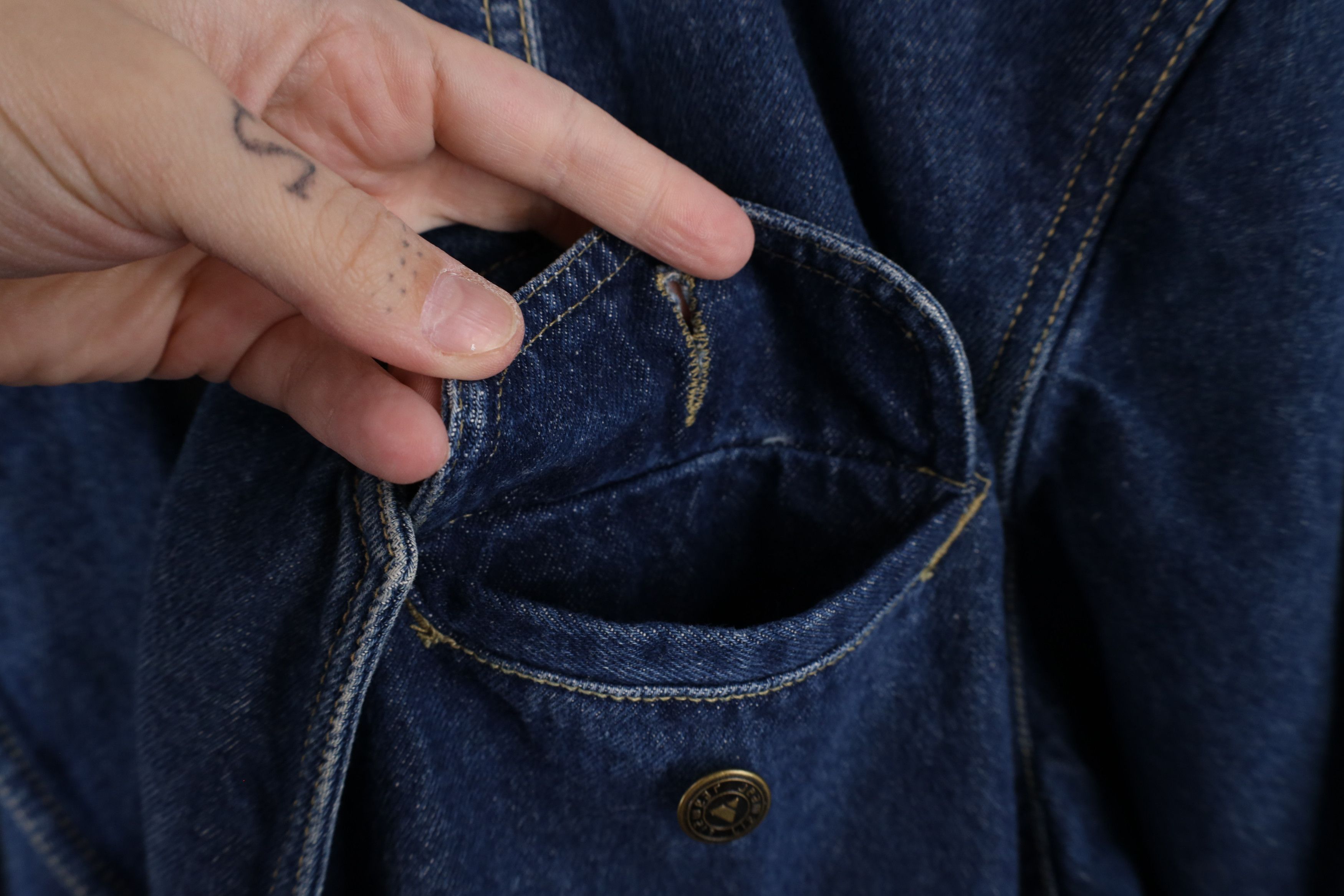 Vintage Vintage 90s Streetwear Denim Jean Blazer Jacket Blue Cotton Size M / US 6-8 / IT 42-44 - 5 Thumbnail