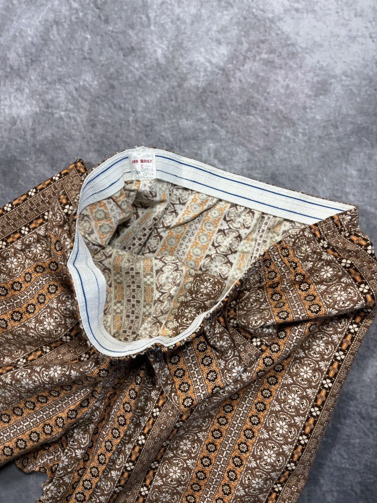 Vintage True Vintage Pajama Set 60s 1970s Matching 2pc Sleep Suit Size US 32 / EU 48 - 13 Thumbnail